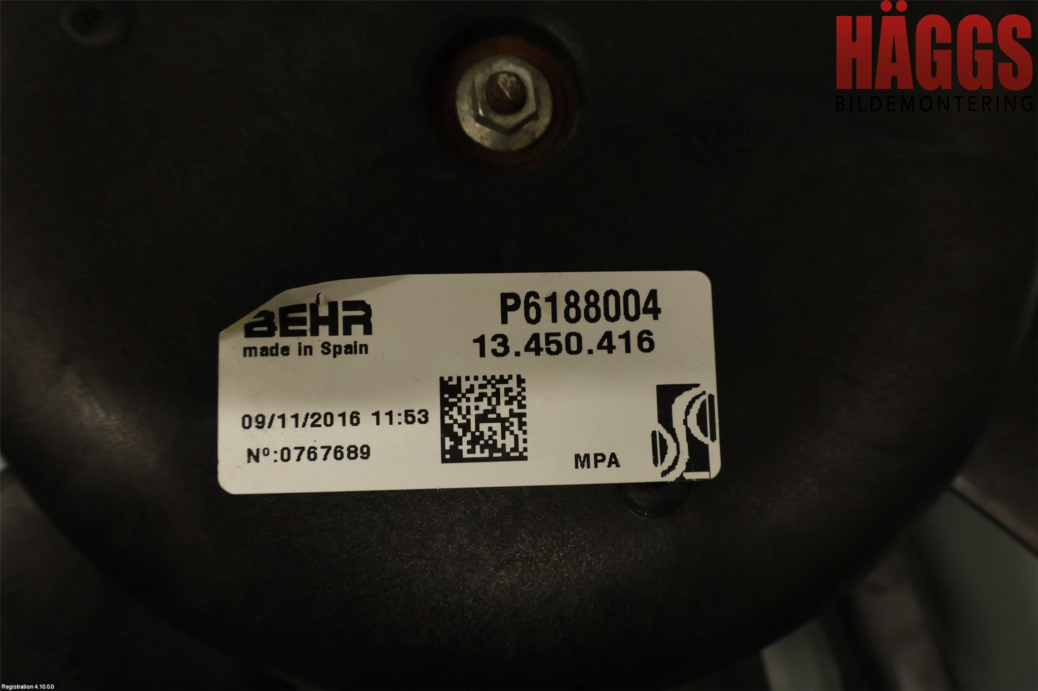 Opel CORSA E 15-19 Kylfläkt El