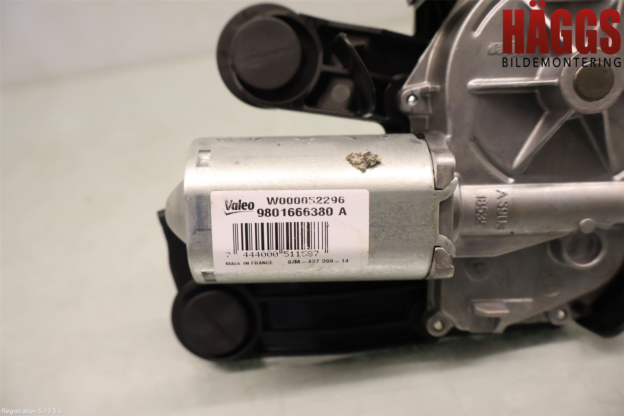 Citroen C4 CACTUS 14-20 Torkarmotor Baklucka