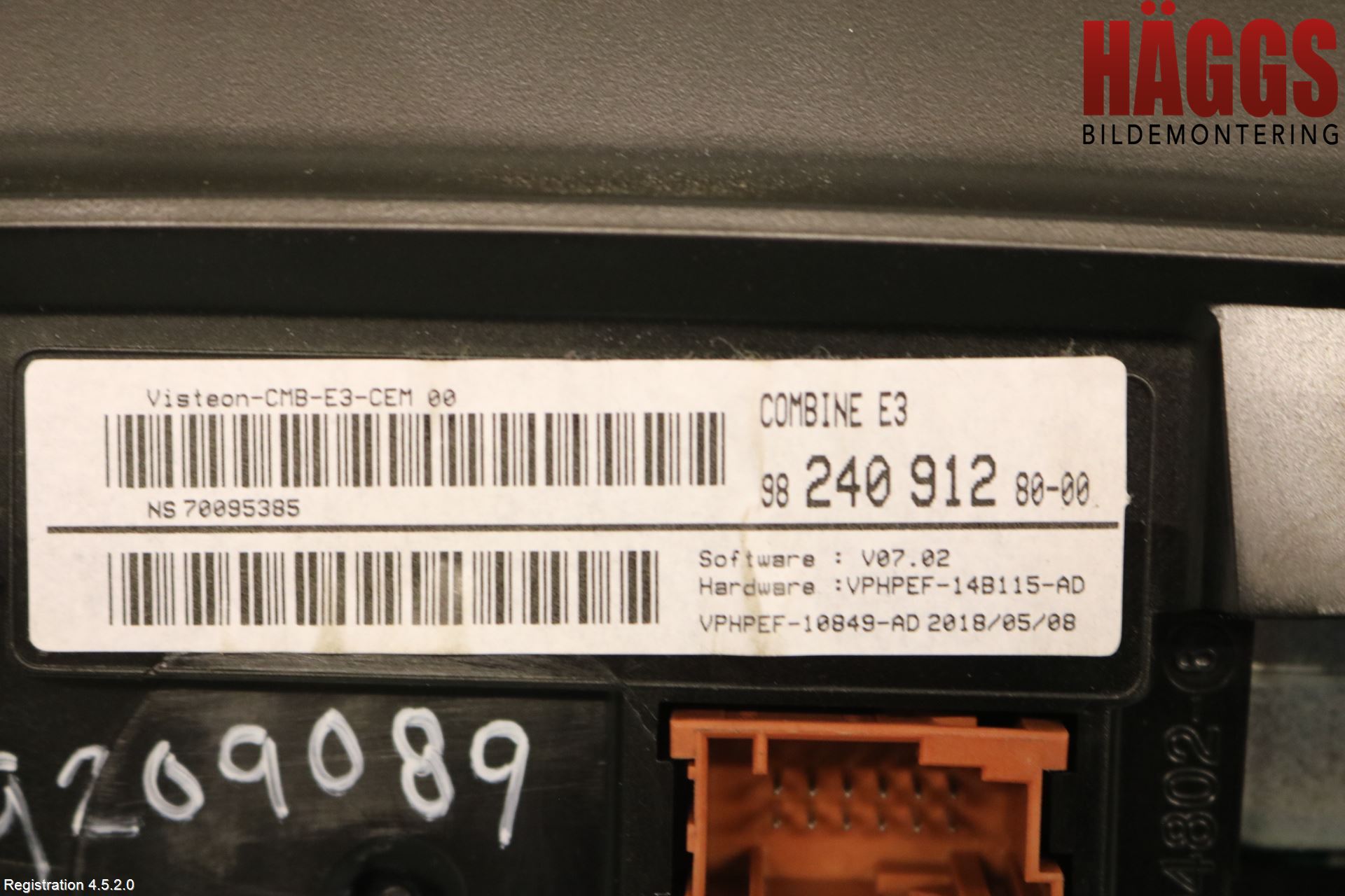 Citroen C4 CACTUS 14-20 Instrument Komb