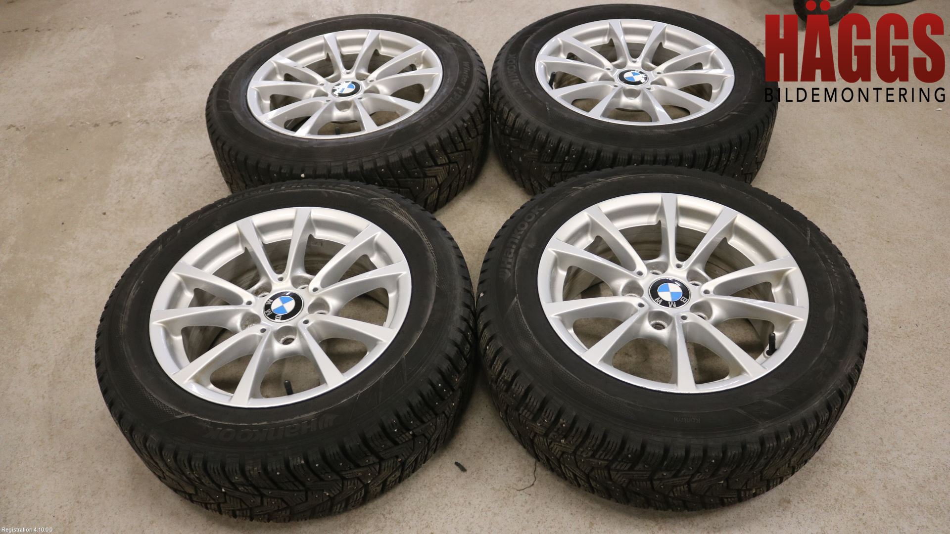 BMW 3 F30/F31/F80 12-19 Vinterdäck Alumfälg 4St