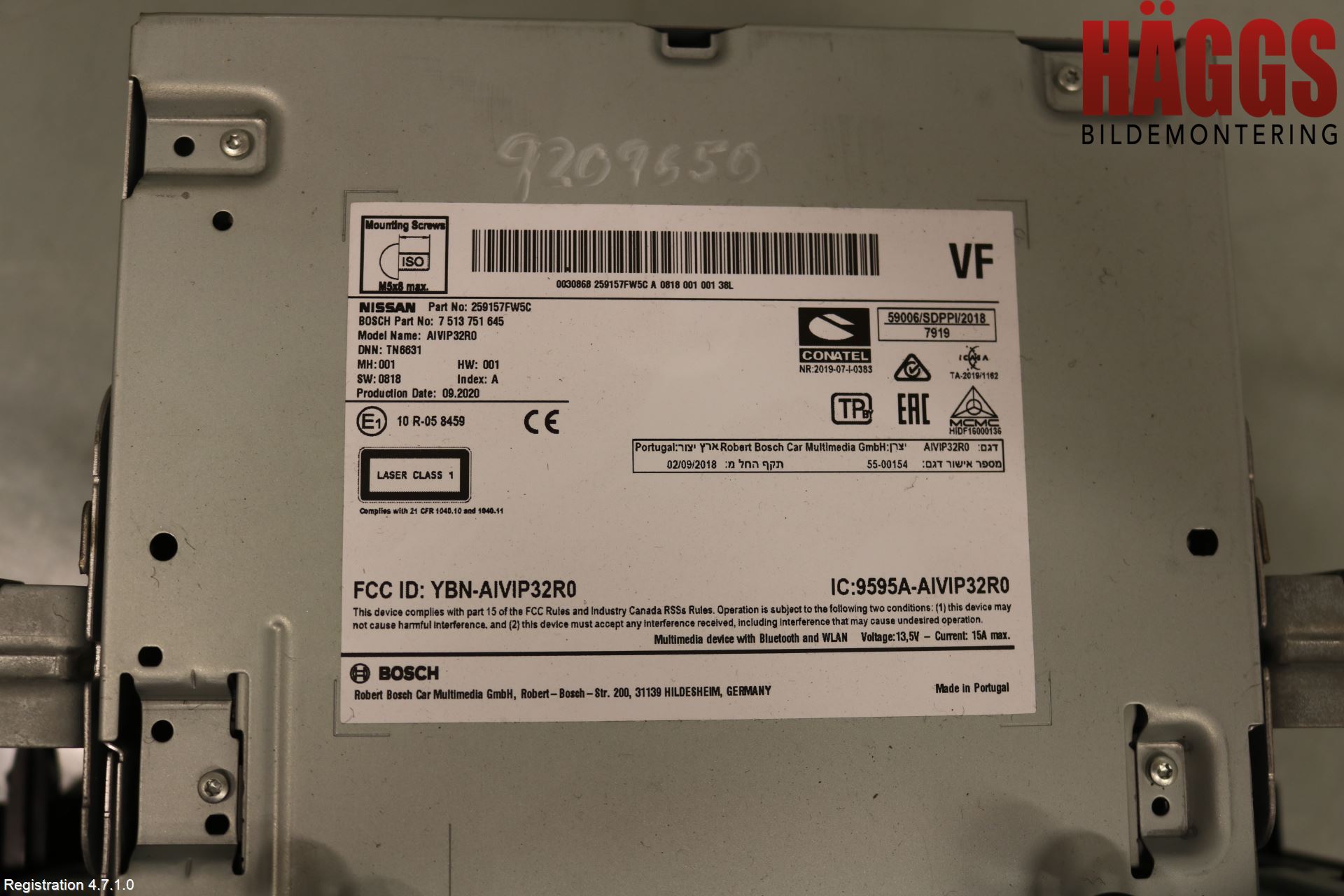 Nissan QASHQAI 17-21 Cd Radio - Multimediapanel