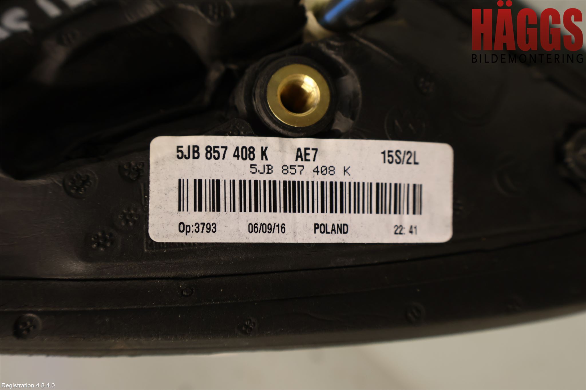 Skoda RAPID Spegel Yttre El Hö