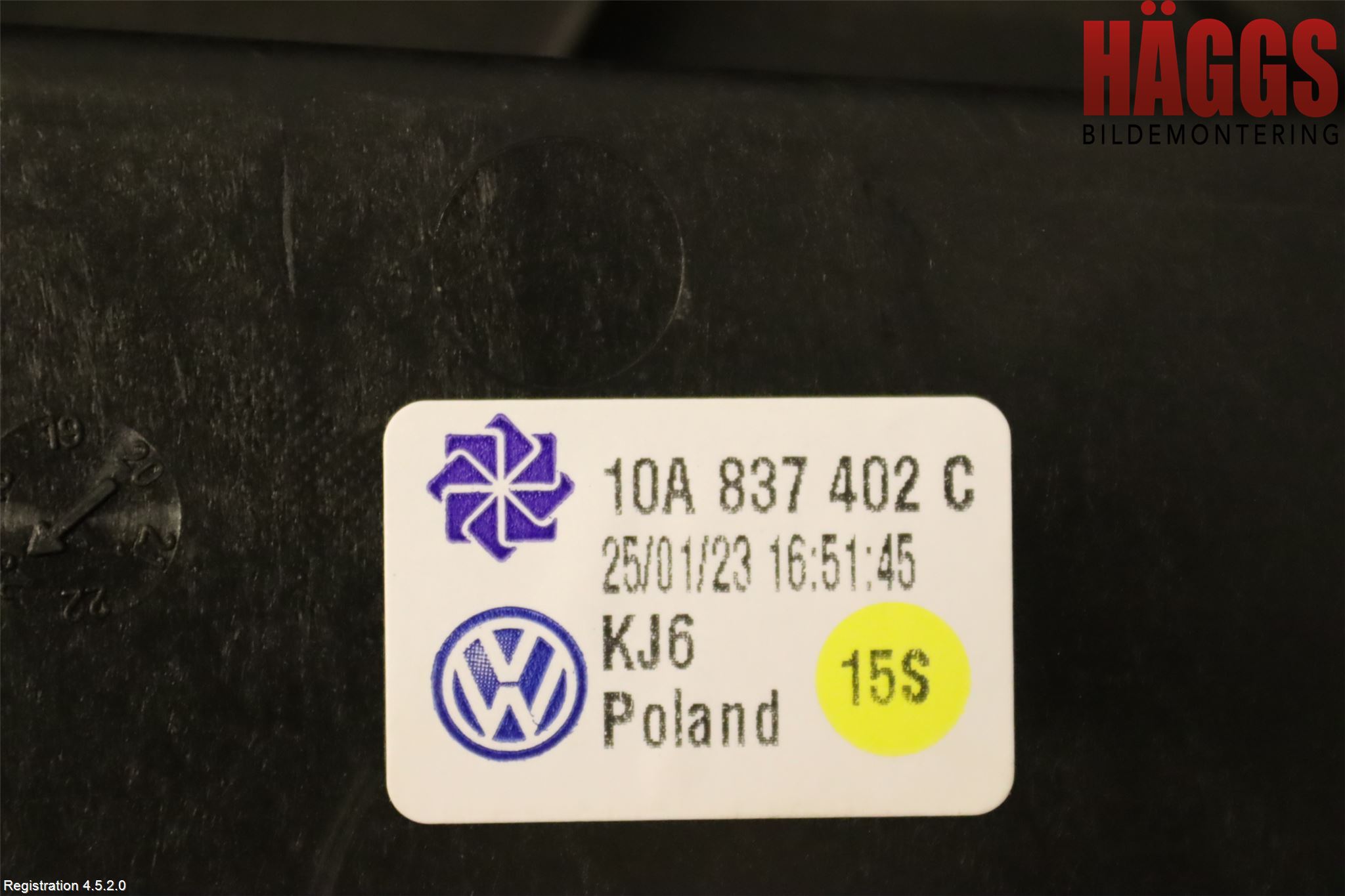Volkswagen VW ID.3 21- Fönsterhissmekanism