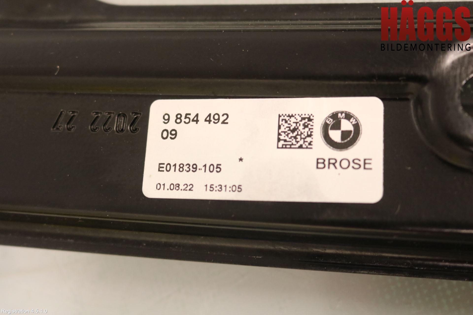 BMW 4/i4 G26 GRAN COUPÉ 21- Fönsterhissmekanism