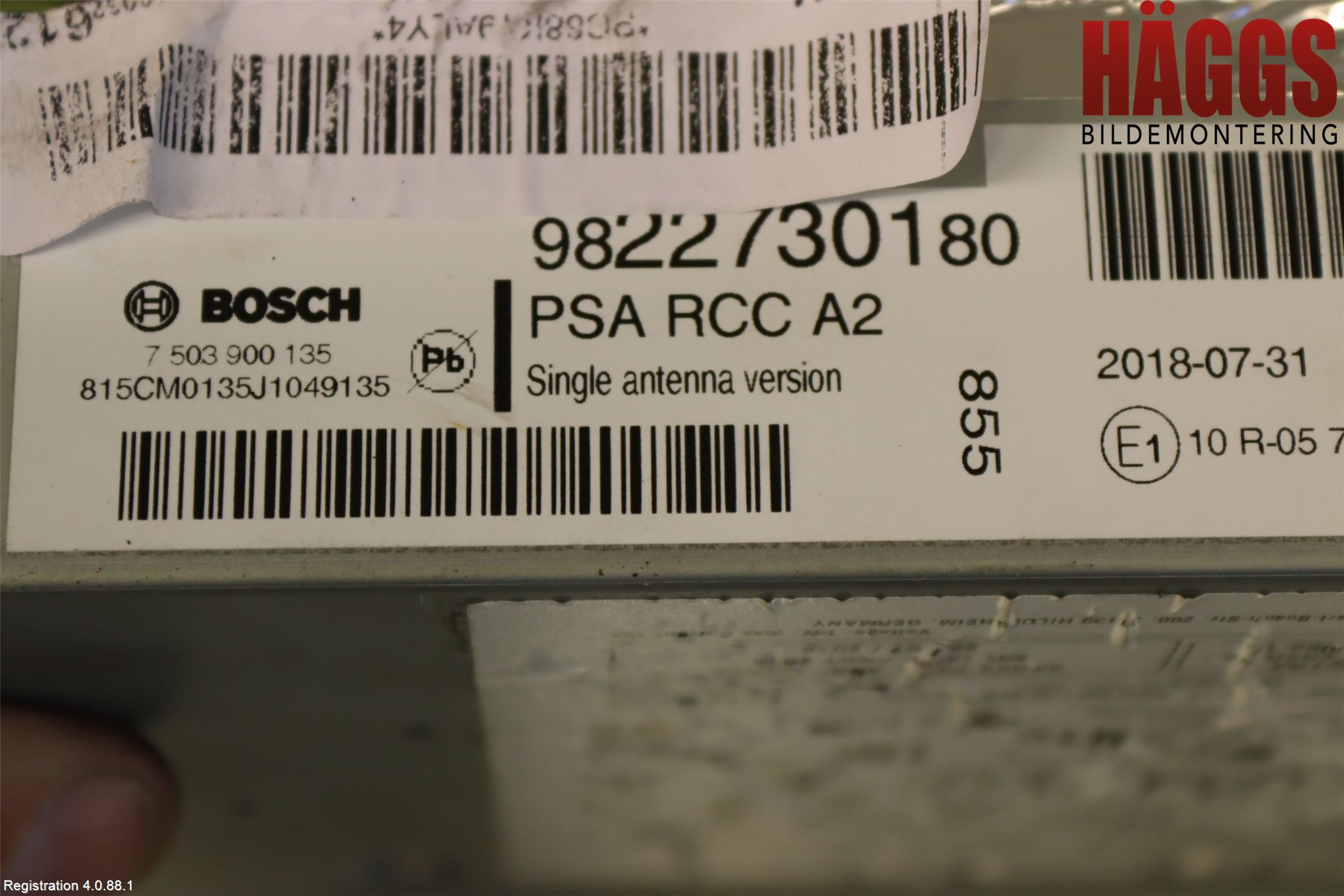 Peugeot 2008 13-20 Cd Radio - Multimediapanel