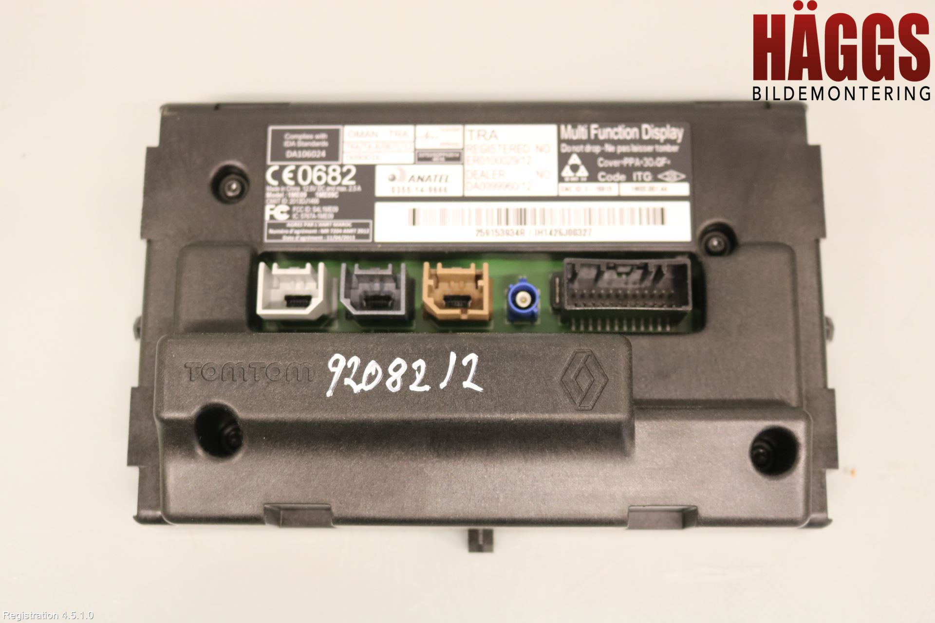 Renault TRAFIC/E-TECH 15- Bildskärm