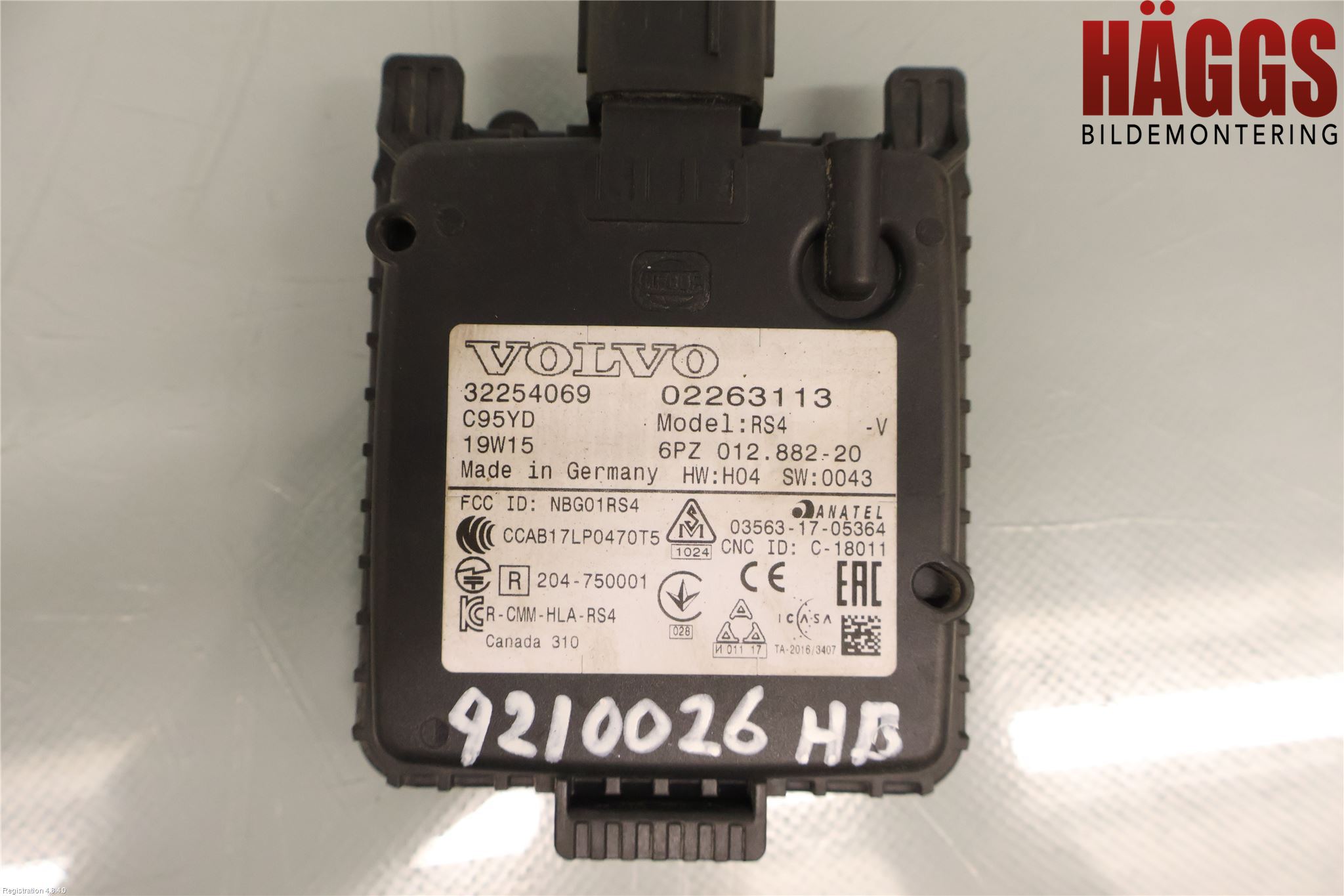 Volvo V60 19- Sensor Aktivt Kollisionsskydd