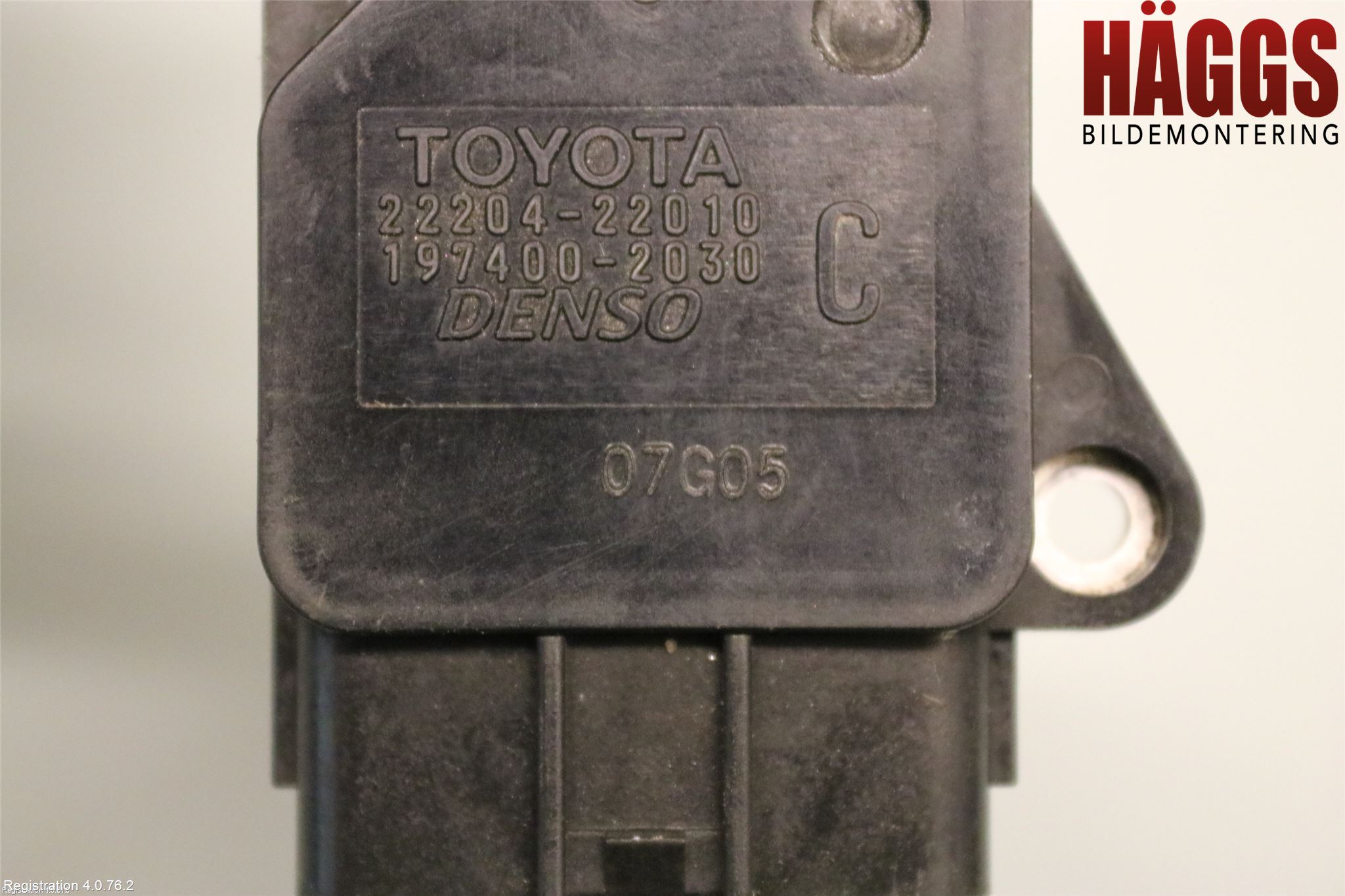 Lexus RX XU30 03-09 Injluftmassamätare