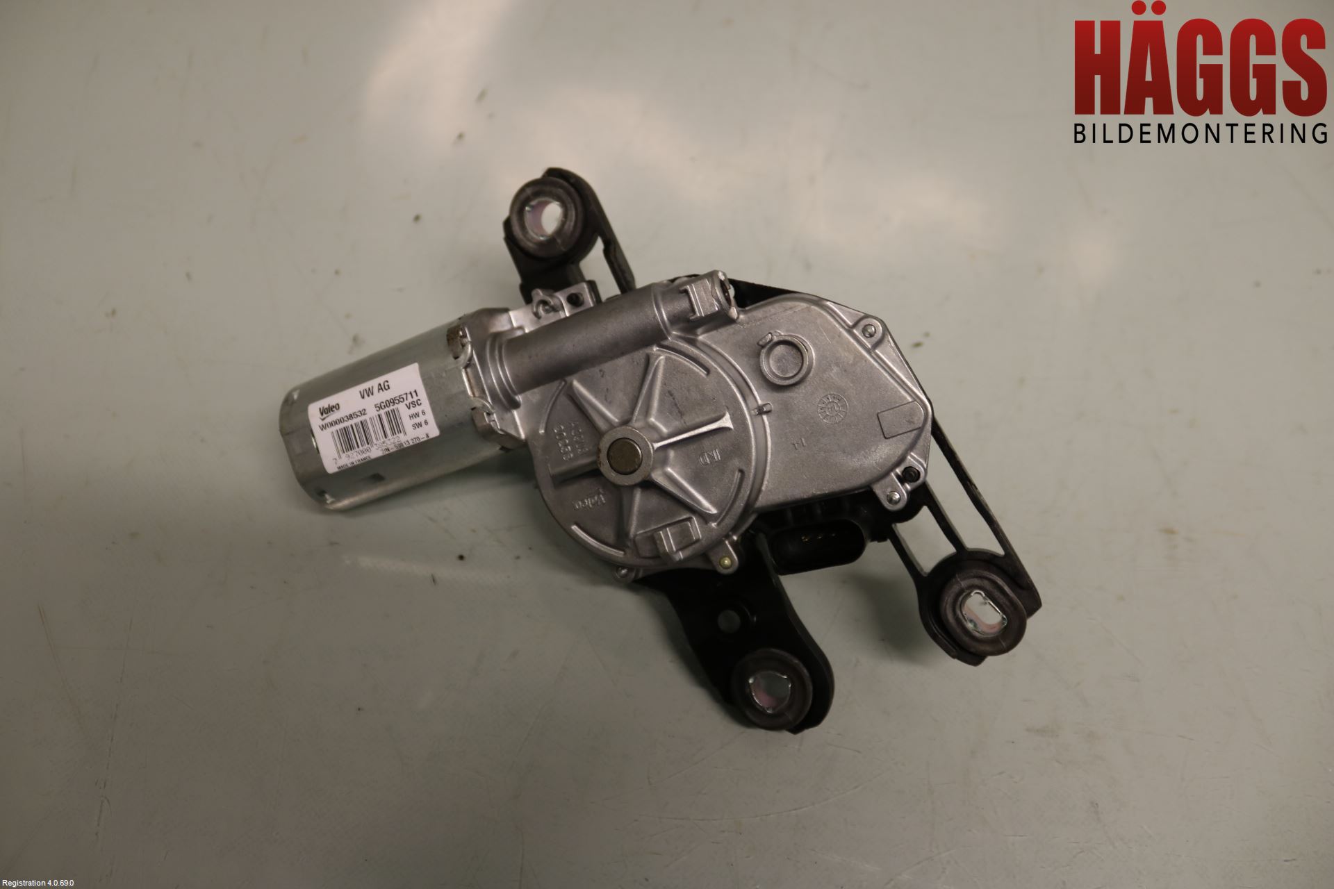 Volkswagen VW GOLF / E-GOLF VII 13-20 Torkarmotor Baklucka