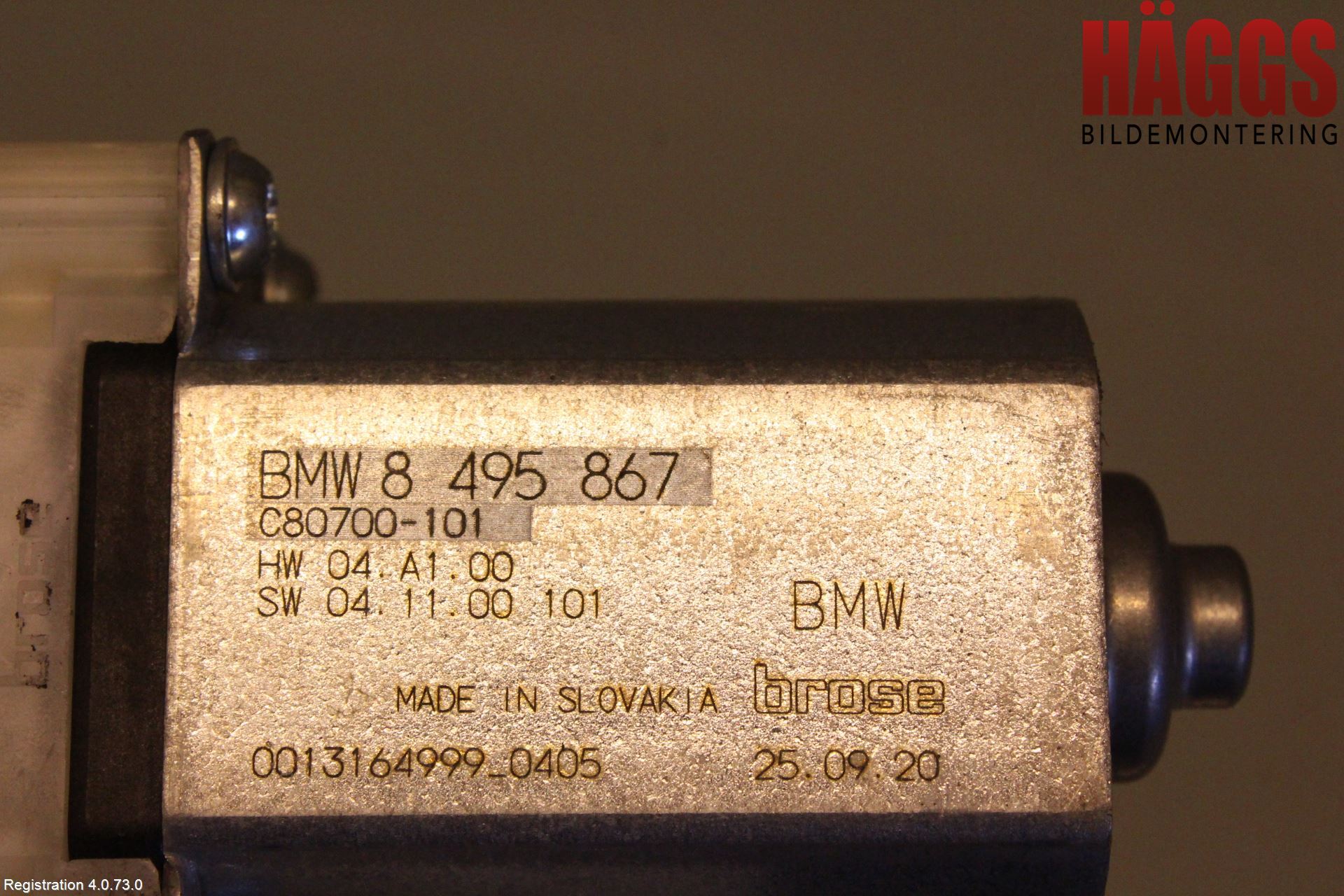 BMW 3 G20/G21/G80/G81 19- Fönsterhissmotor