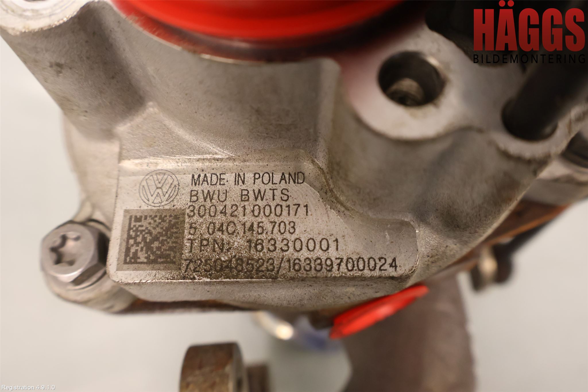 Skoda FABIA 15-21 Turboaggregat