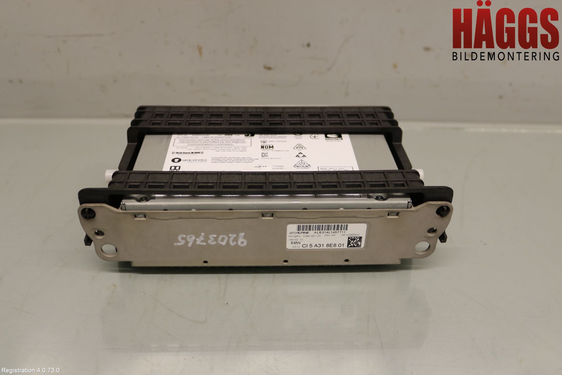 BMW 3 G20/G21/G80/G81 19- Radio-Stereo Förstärkare