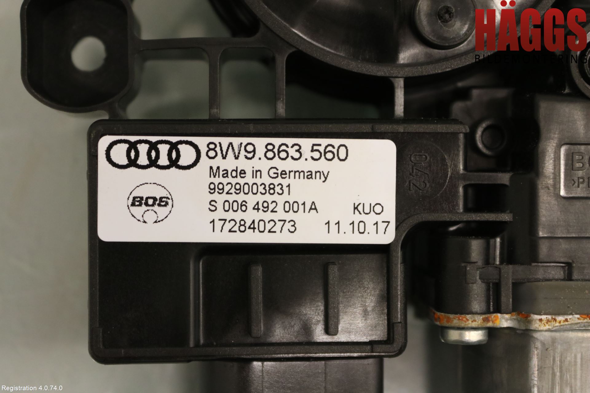 Audi A4/S4 B9 16-19 Insynskydd