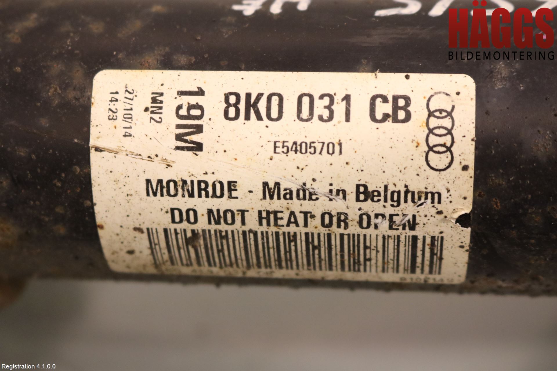 Audi A4 12-15 Fjäderben Fram Höger