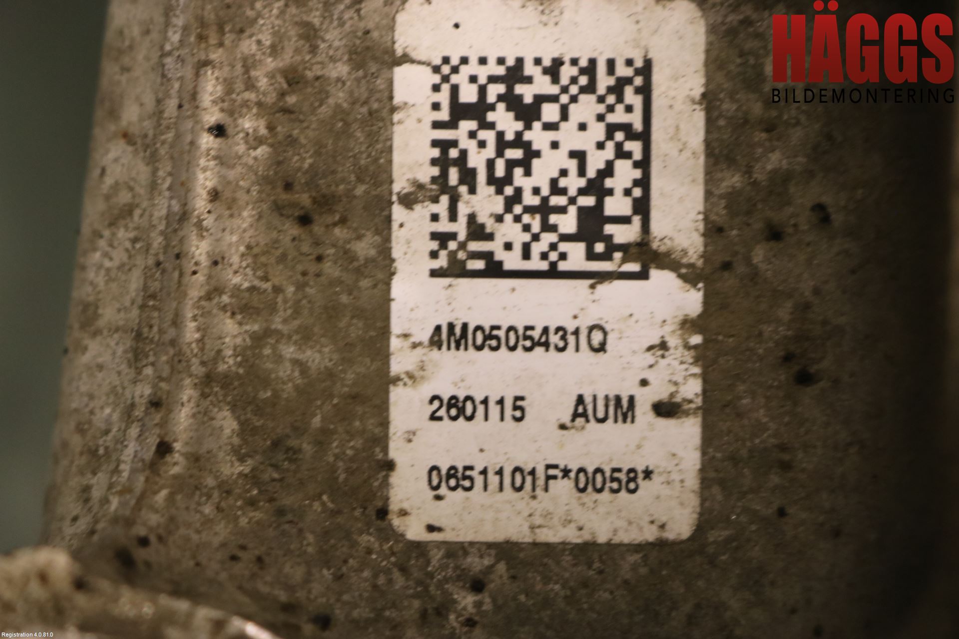 Audi Q7/SQ7 Hjullagerhus-Spindel Vä B