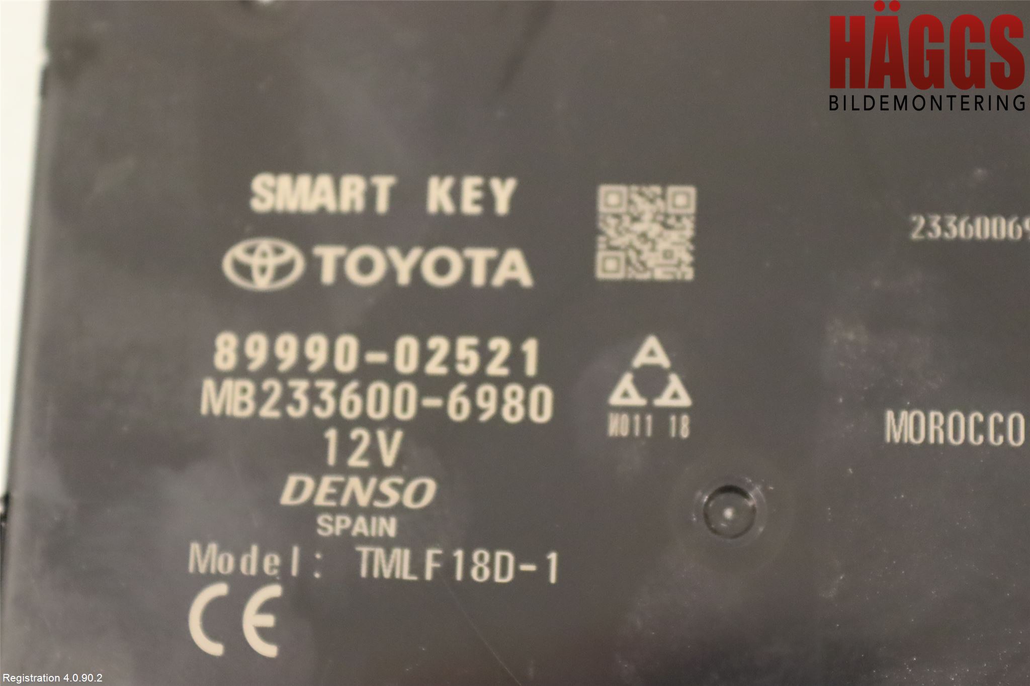 Toyota COROLLA 19- Styrenhet Nyckellöst System