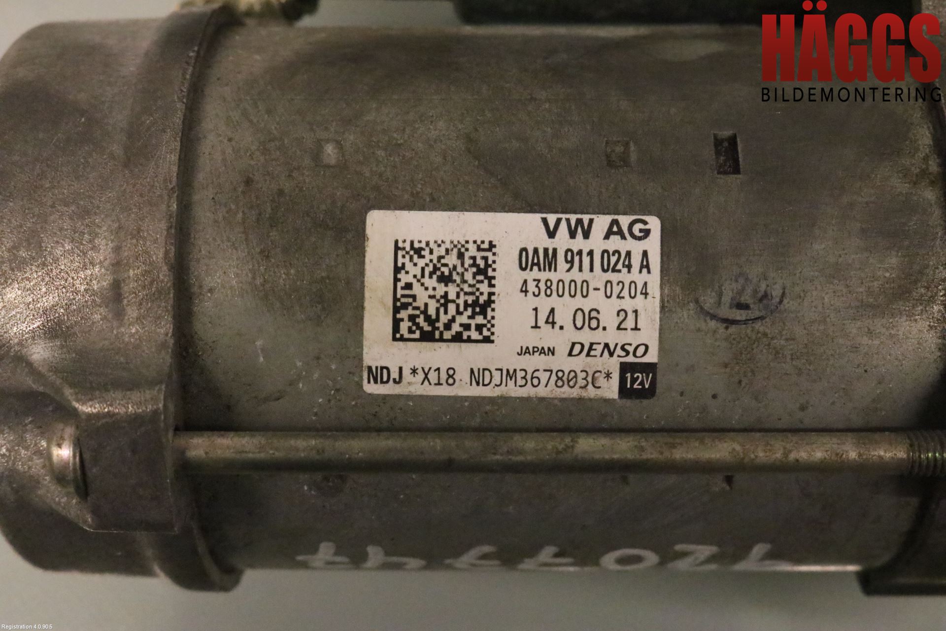 Skoda FABIA 15-21 Startmotor