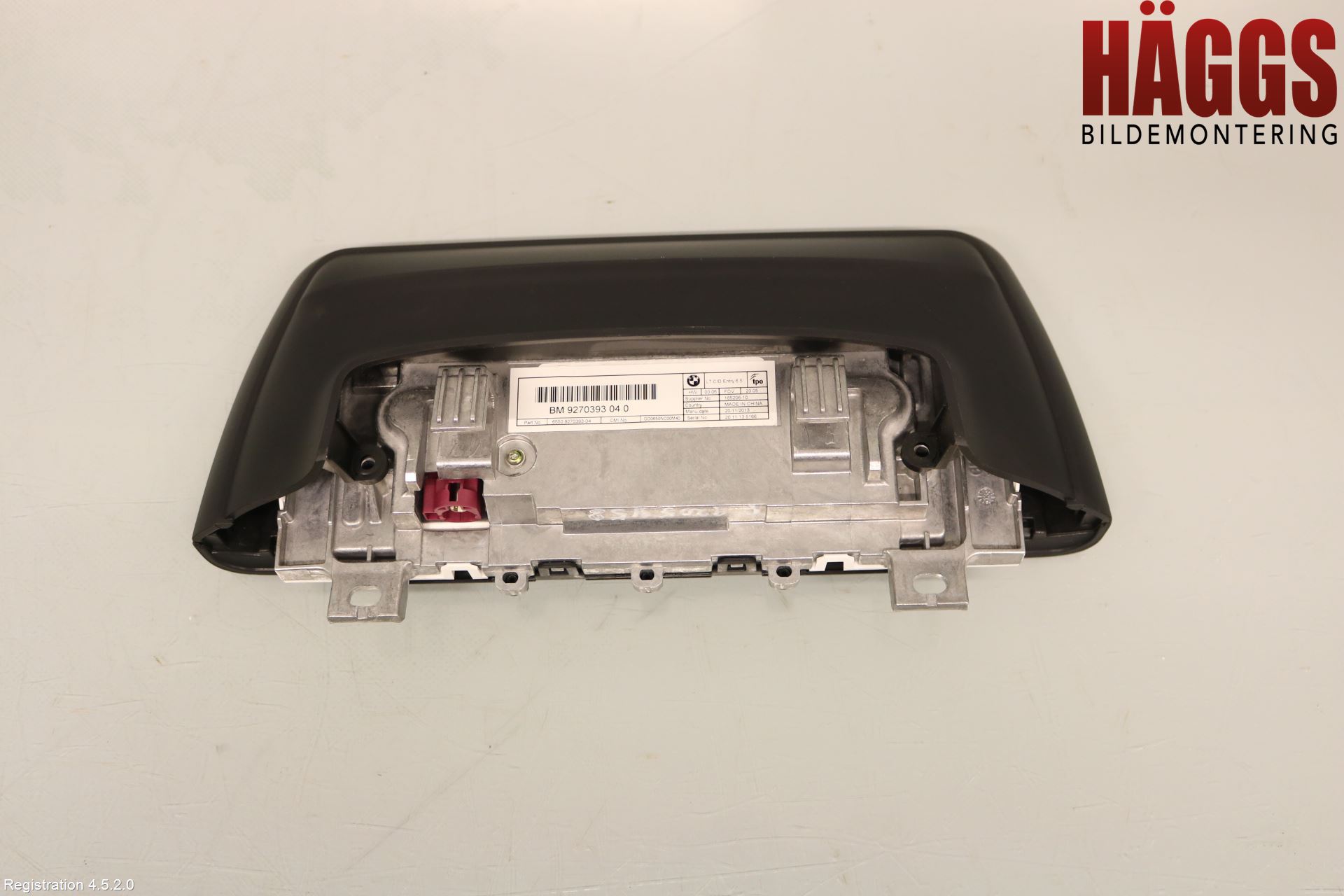 BMW 3 F30/F31/F80 12-19 Bildskärm