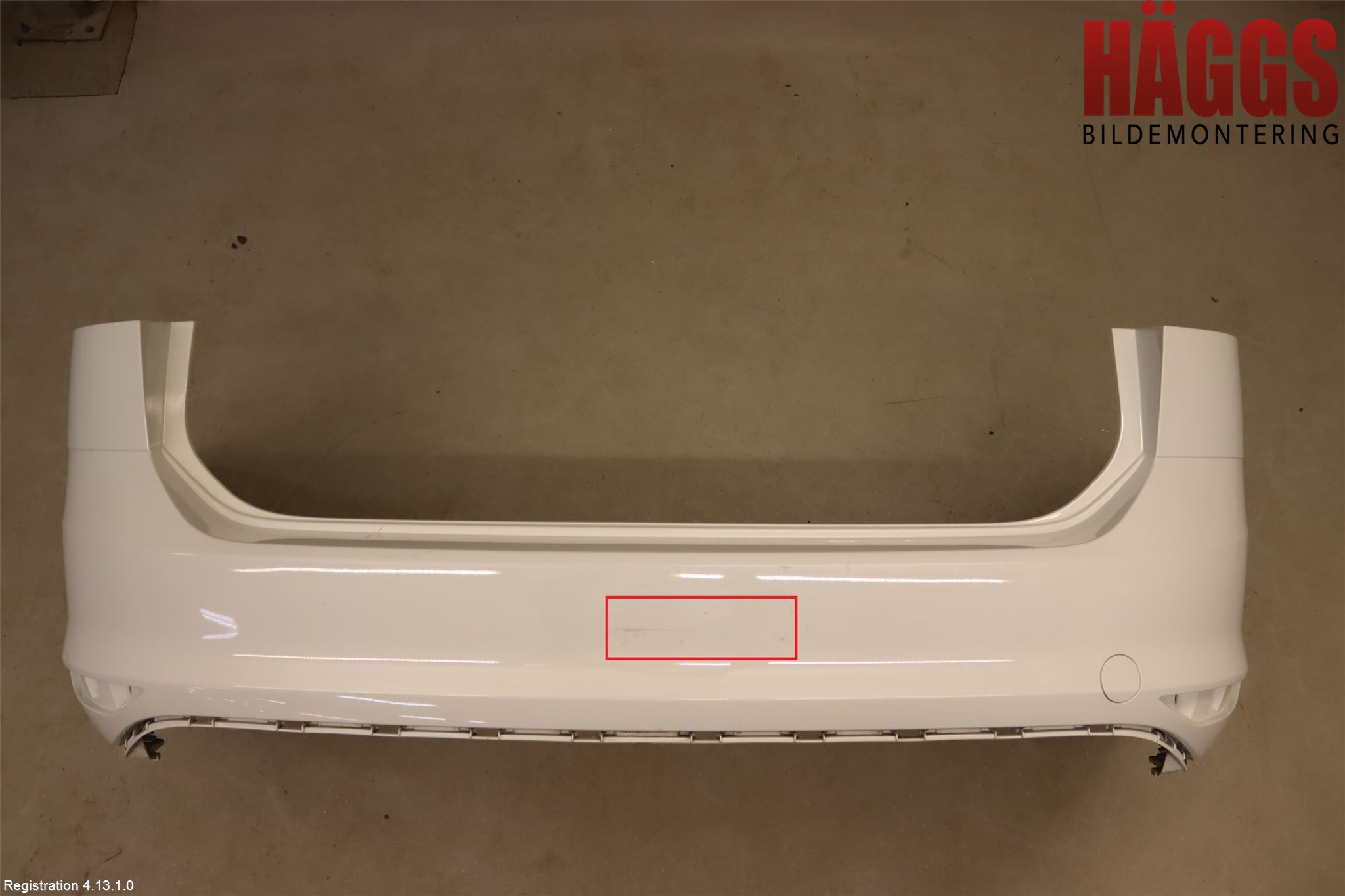 Volkswagen VW GOLF / E-GOLF VII 13-20 Stötfångarbeklädnad Bak