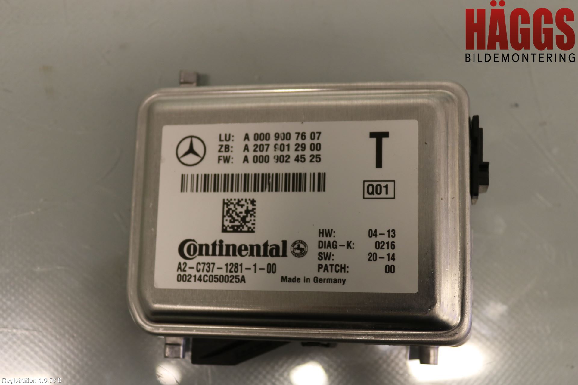 Mercedes-Benz MB CLA-KLASS (C117/X117) 13-19 Sensor Aktivt Kollisionsskydd