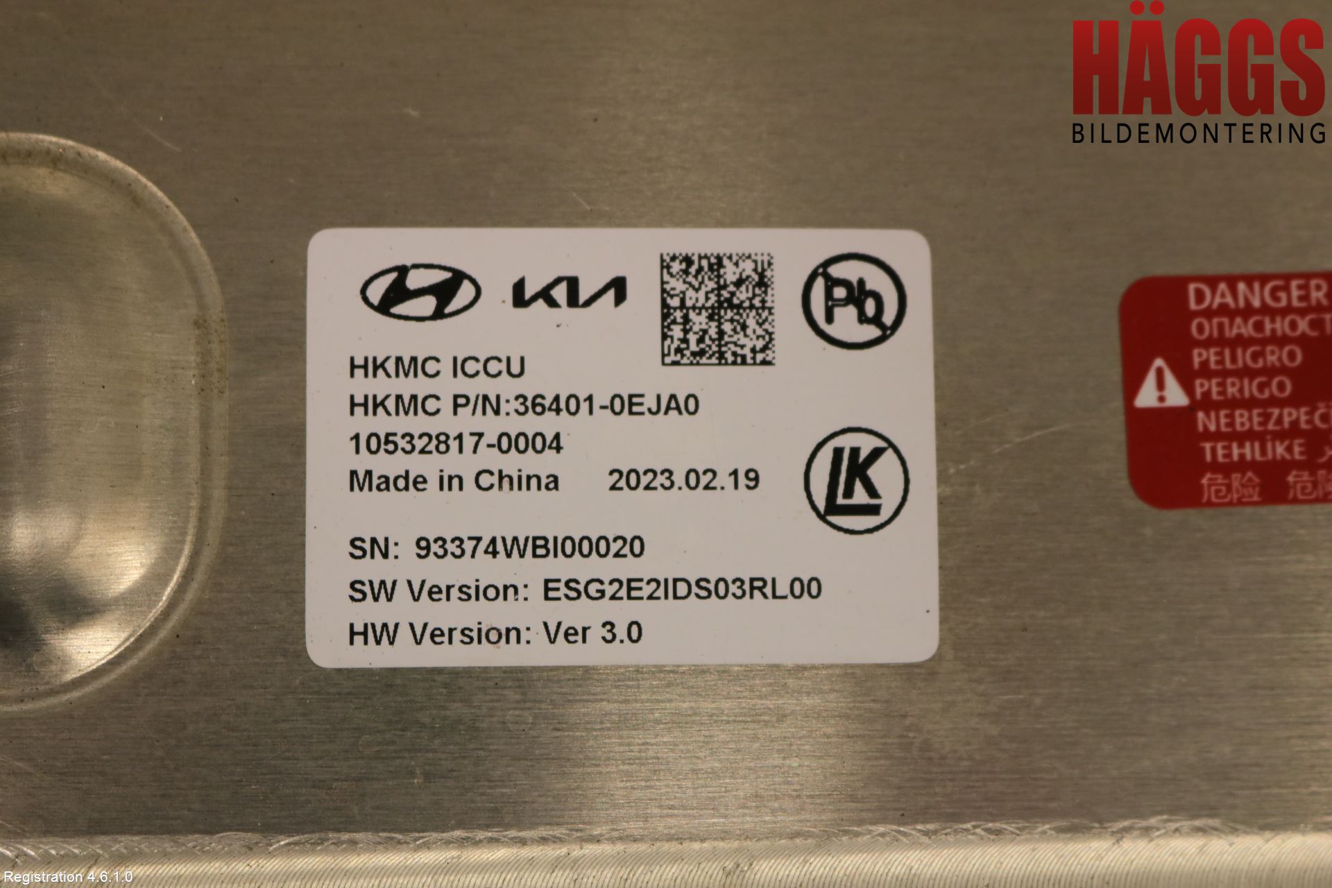 Kia NIRO (SG2) 23- Batteriladdare Högspänning