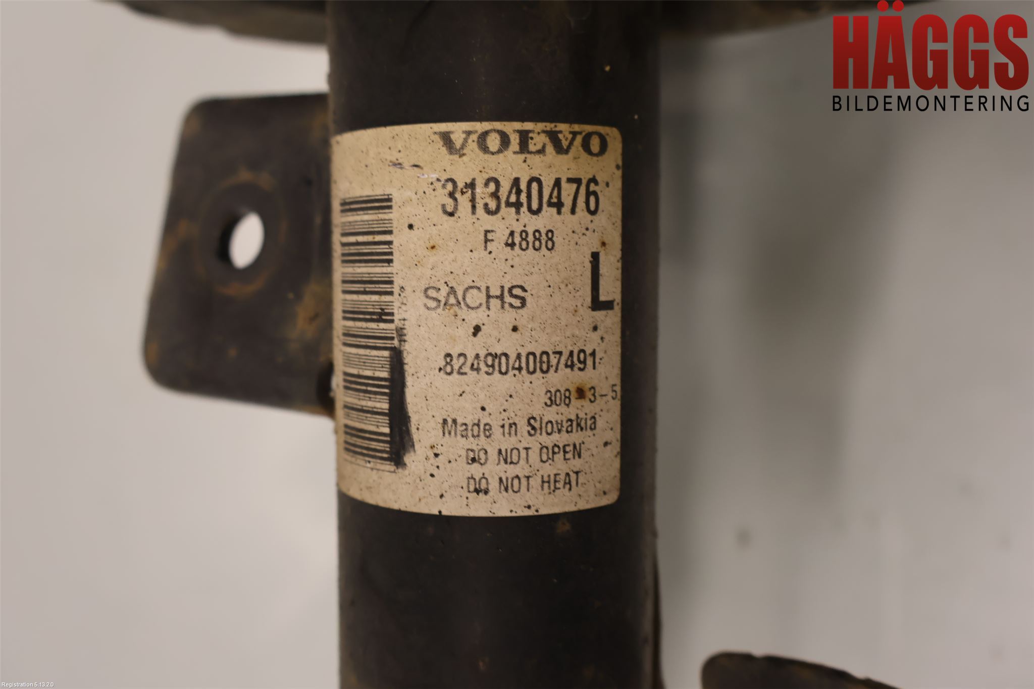 Volvo XC60 14-17 Fjäderben Fram Vänster