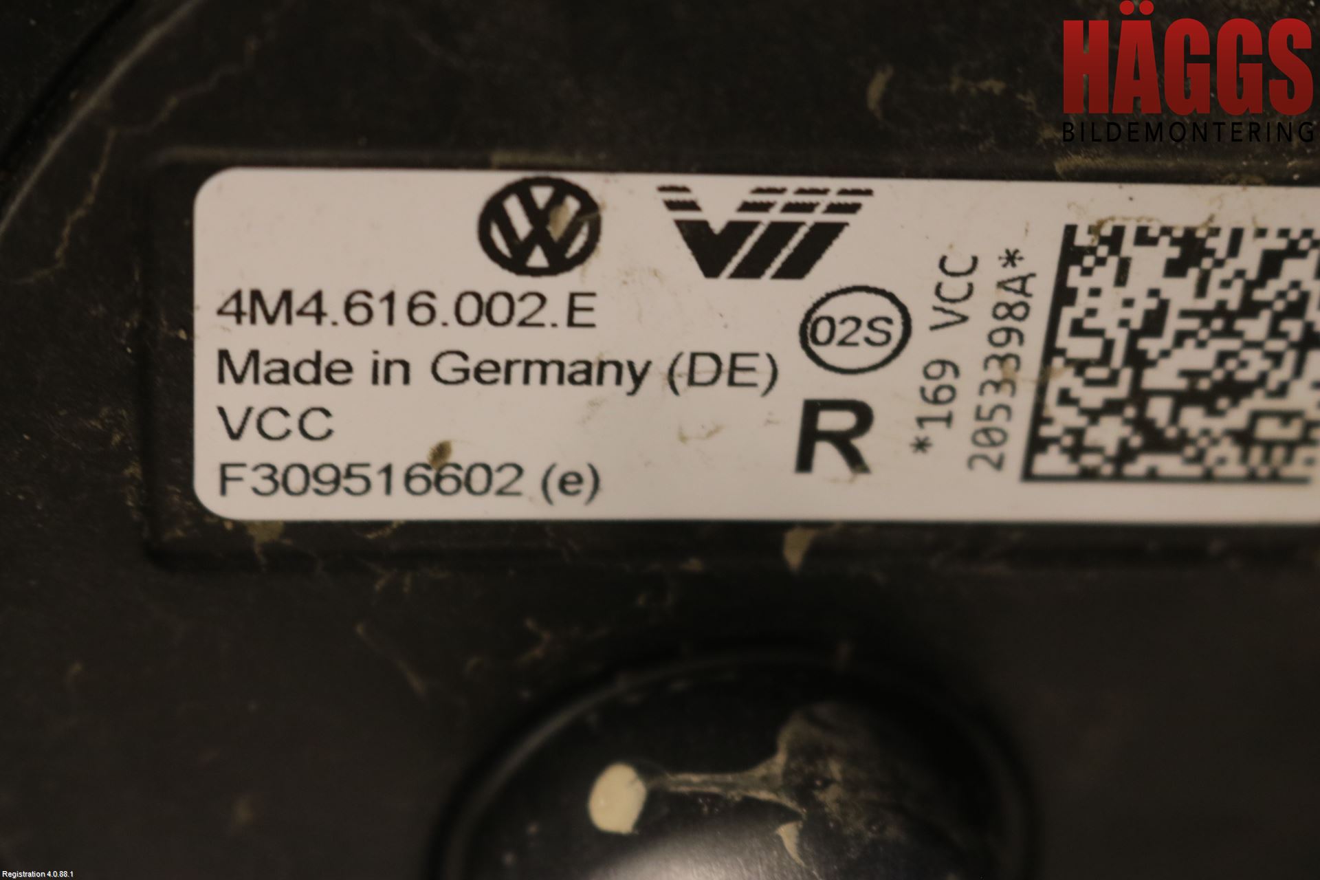 Volkswagen VW TOUAREG CR 18- Nivå-Luftfjädring Bälg