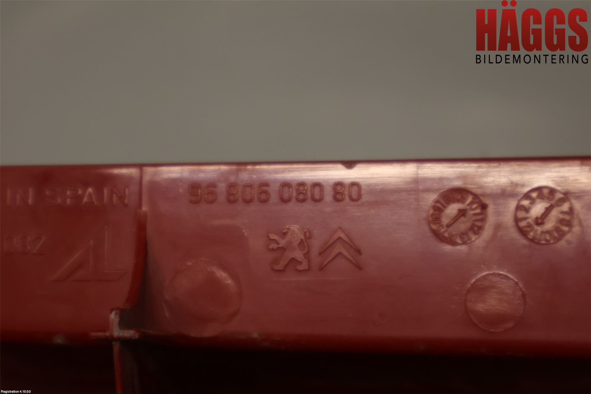 Citroen BERLINGO 08-18 Bakljus Vänster