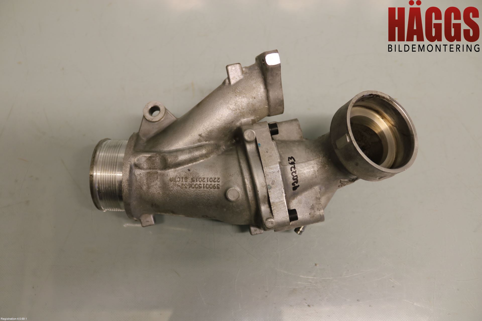 Volkswagen VW PASSAT 15-19 Laddluft-Intercoolerrör