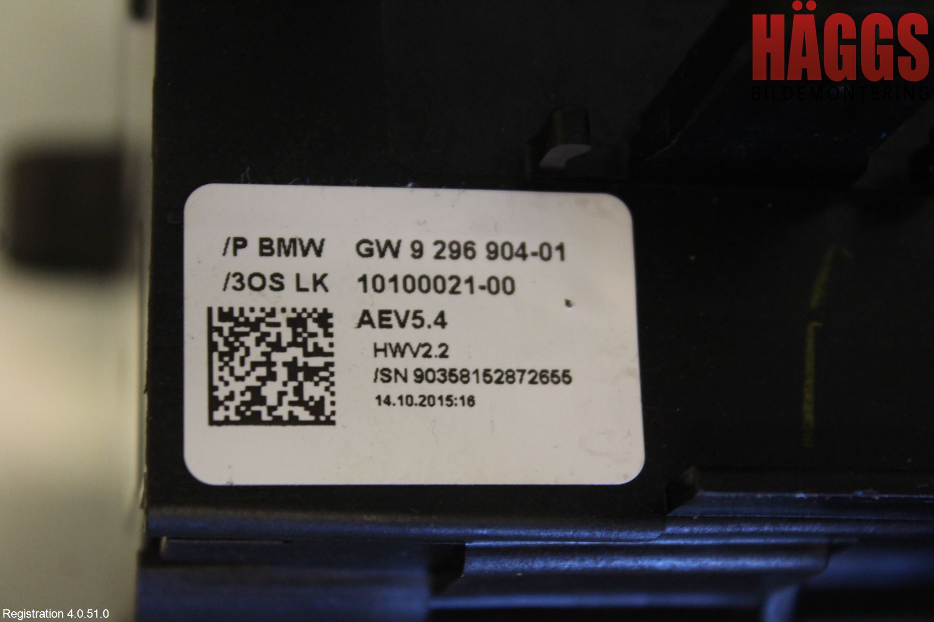 BMW X3 F25 10-17 Växelspak