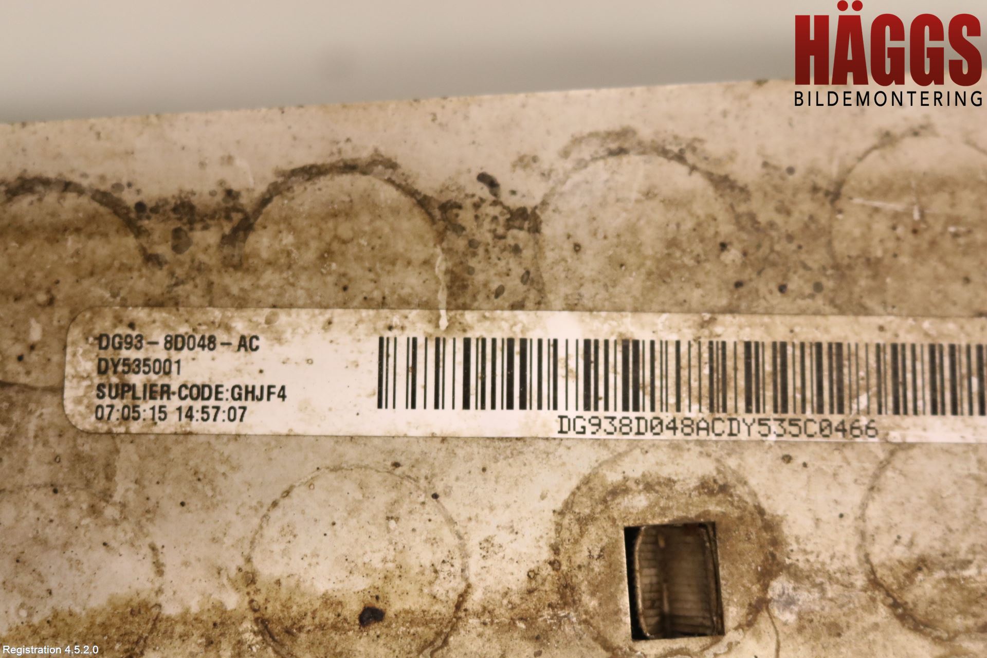 Ford MONDEO 15-22 Laddluft-Intercooler Kyl