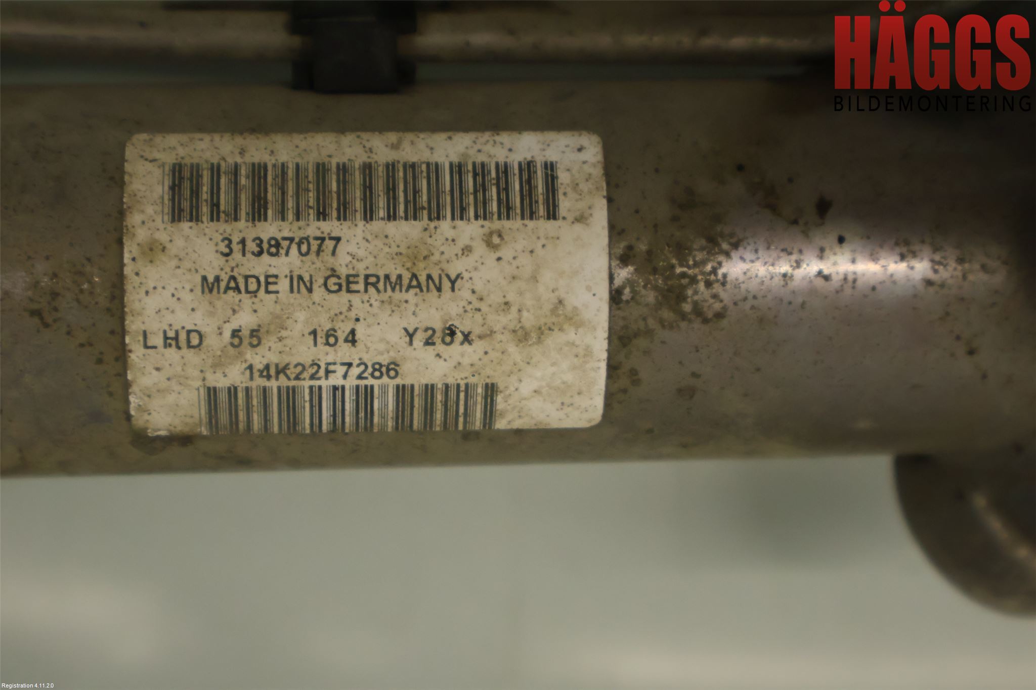 Volvo V70 14-16 Styrväxel Servo -Snäcka