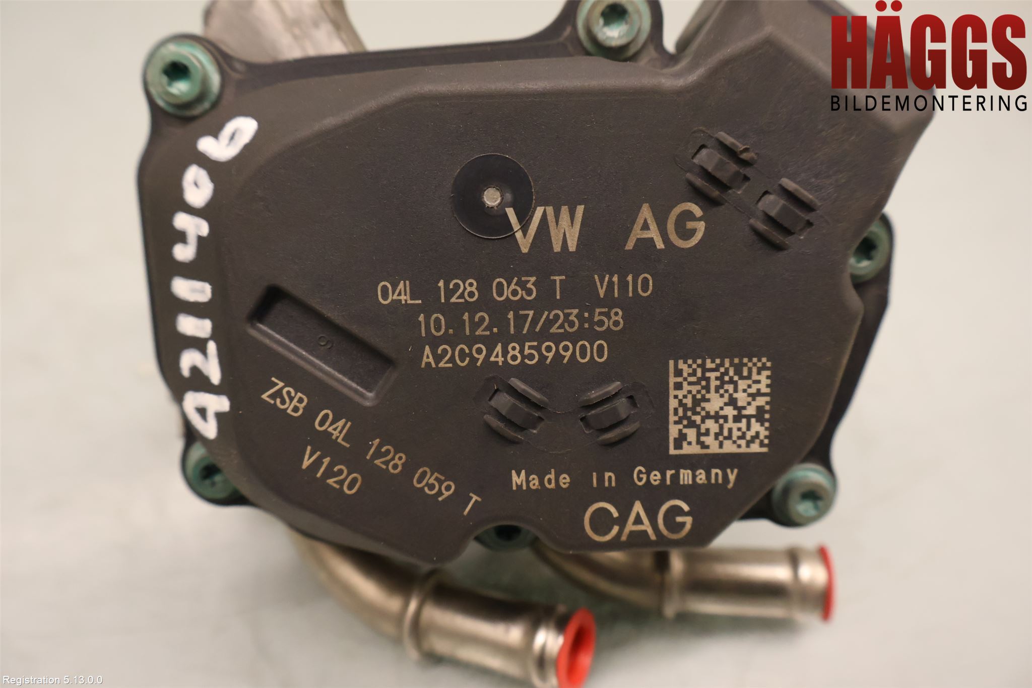 Volkswagen VW GOLF / E-GOLF VII 13-20 Injspjällhus
