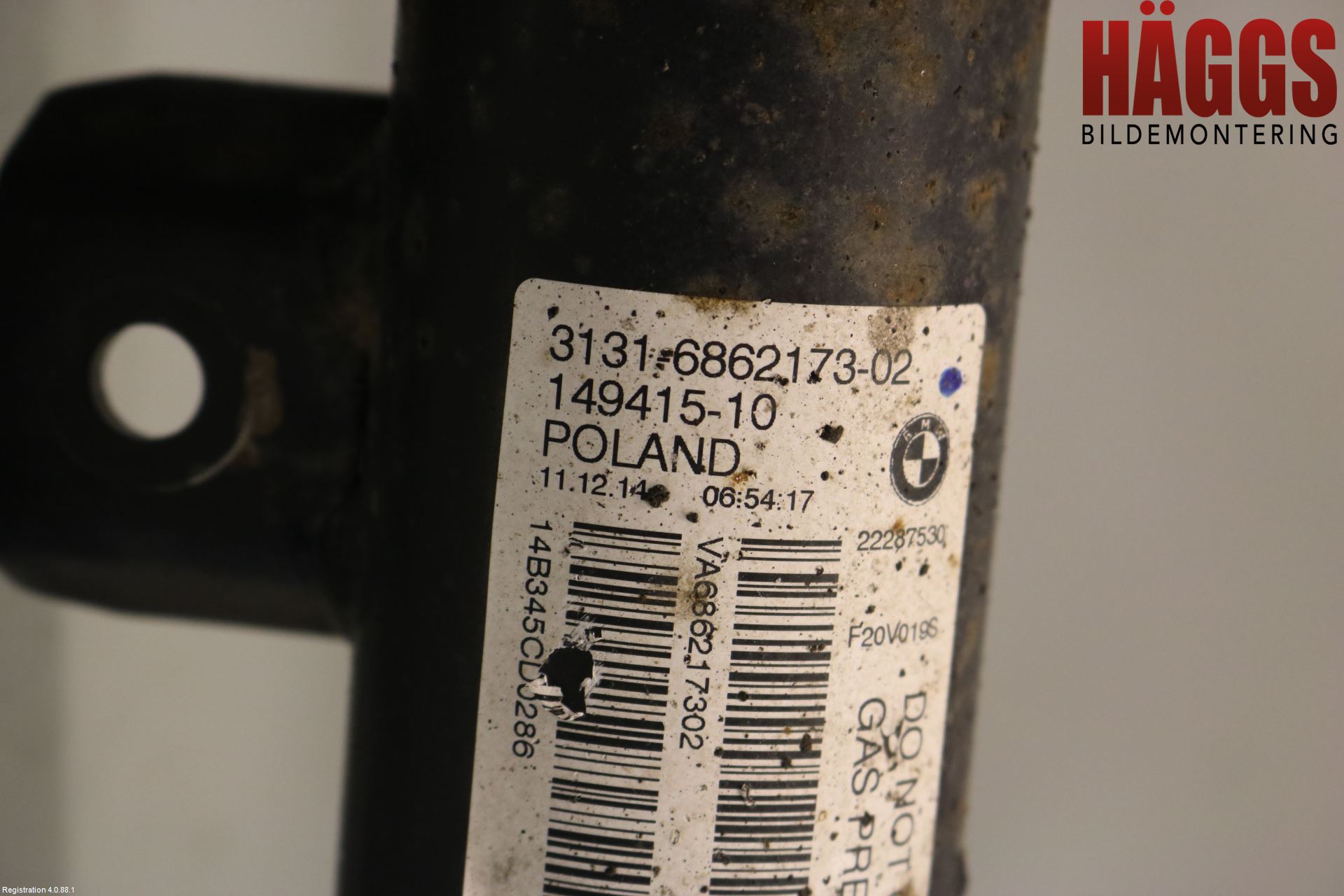 BMW 1 F20/F21 11-19 Fjäderben Fram Höger