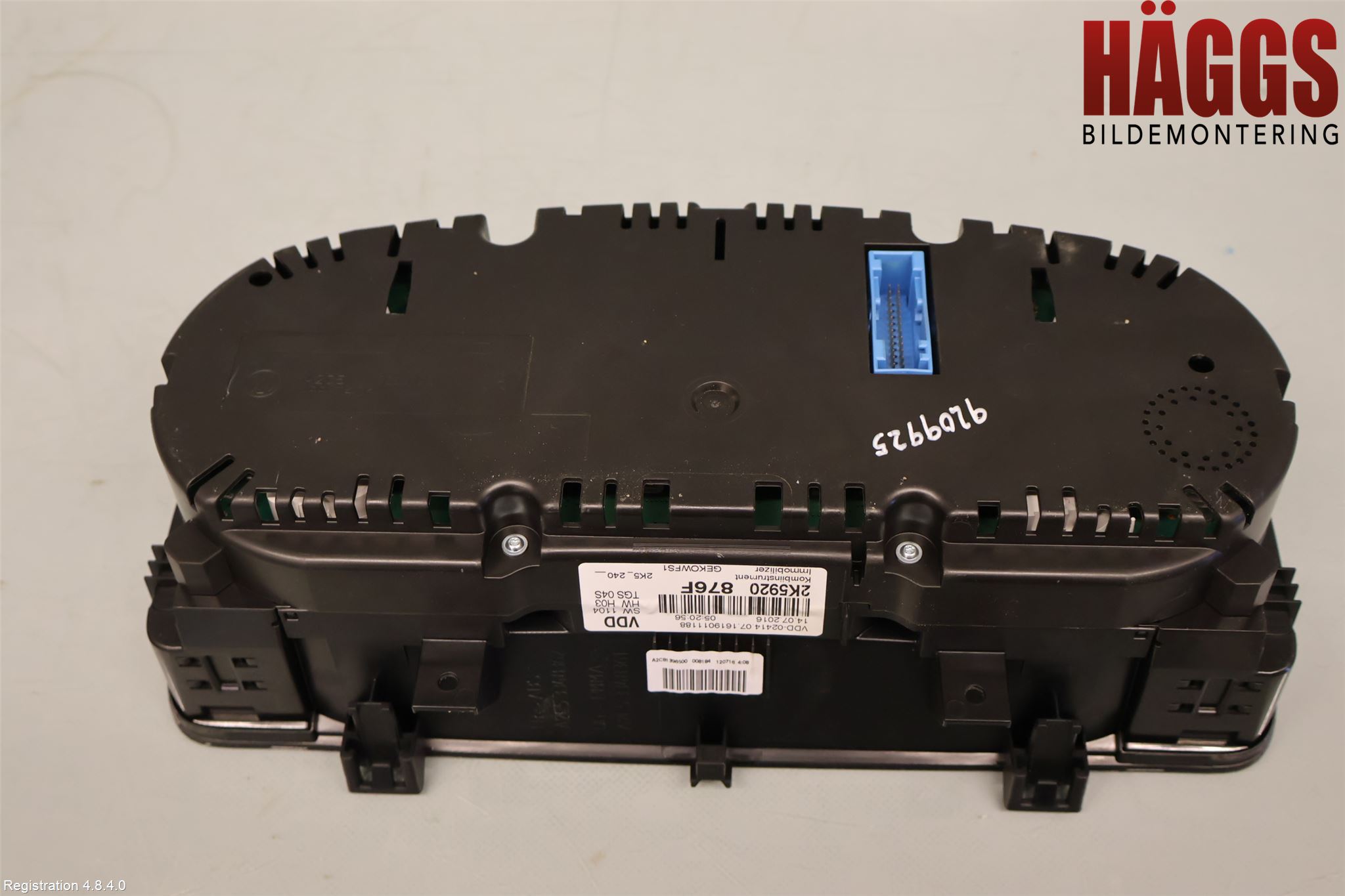 Volkswagen VW CADDY 16-20 Instrument Komb