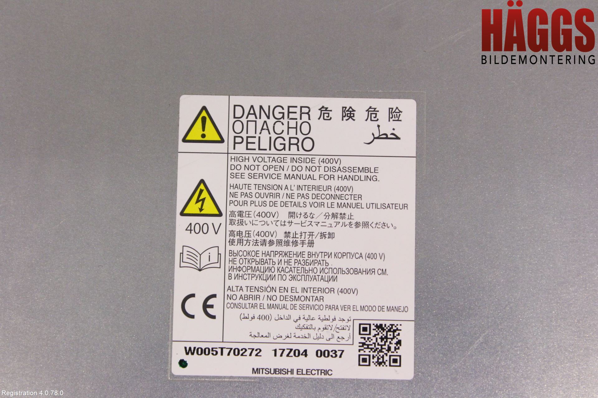 Mitsubishi OUTLANDER 13-21 Batteriladdare Högspänning
