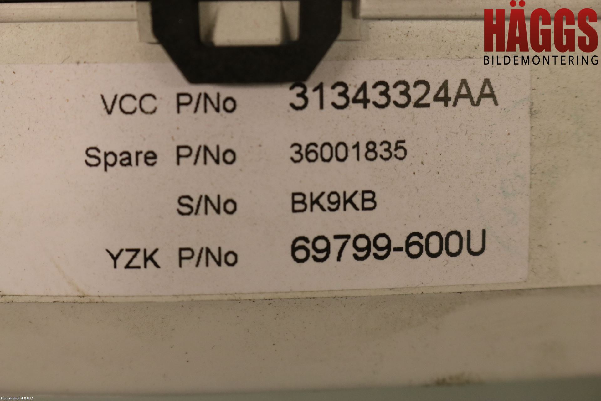 Volvo V60 11-13 Instrument Komb