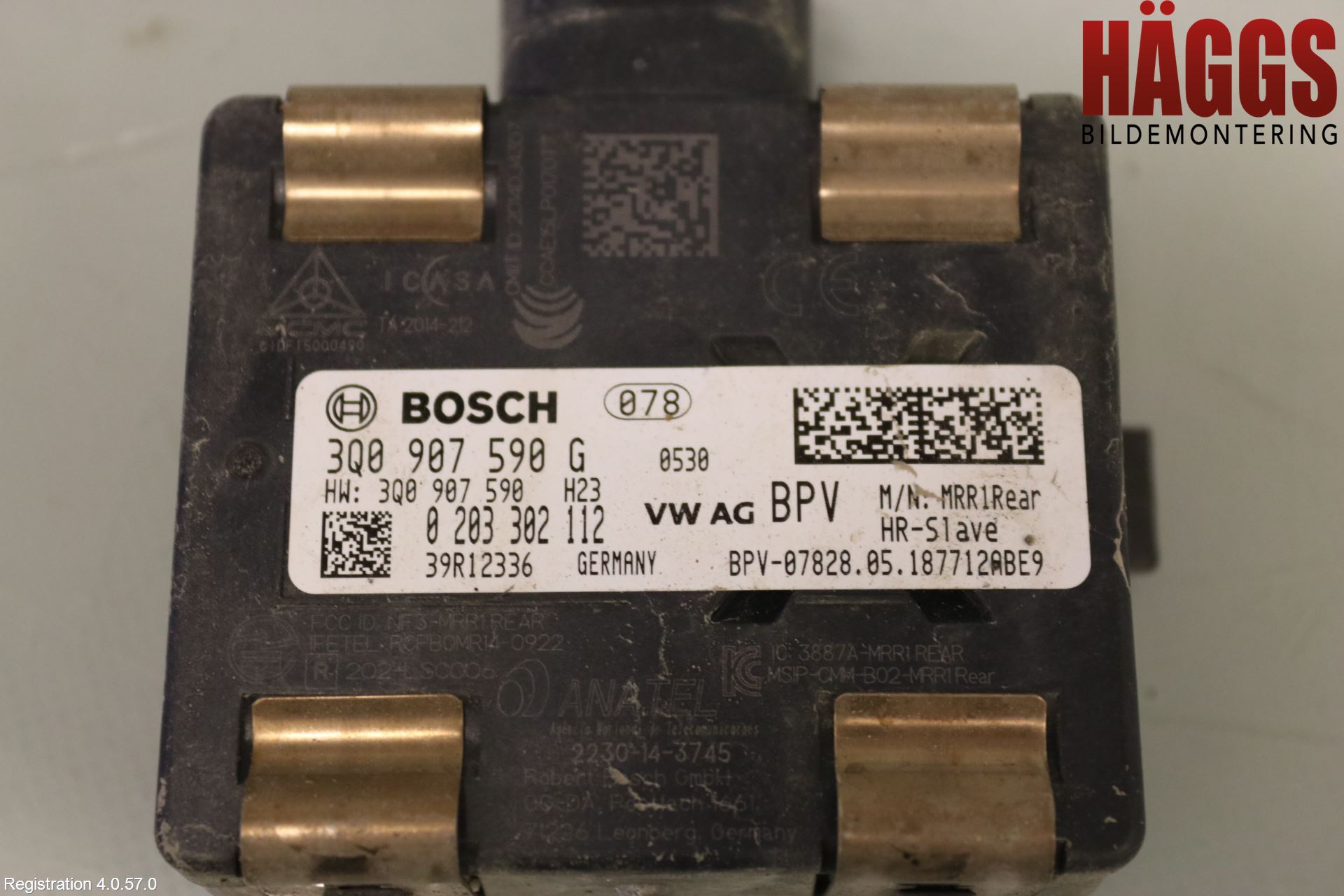 Volkswagen VW PASSAT 15-19 Sensor Aktivt Kollisionsskydd