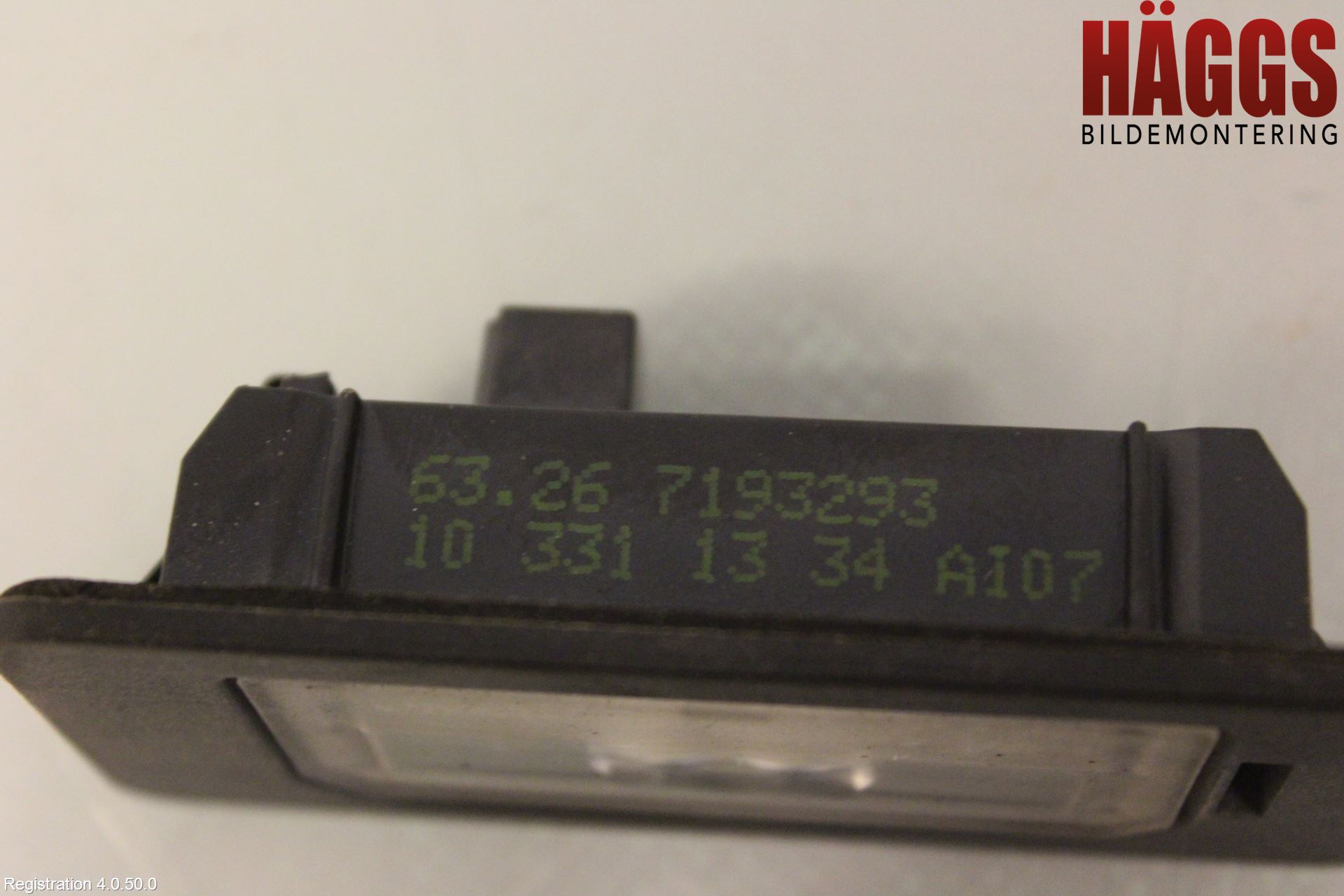 BMW X1 E84 10-15 Skylt Belysning