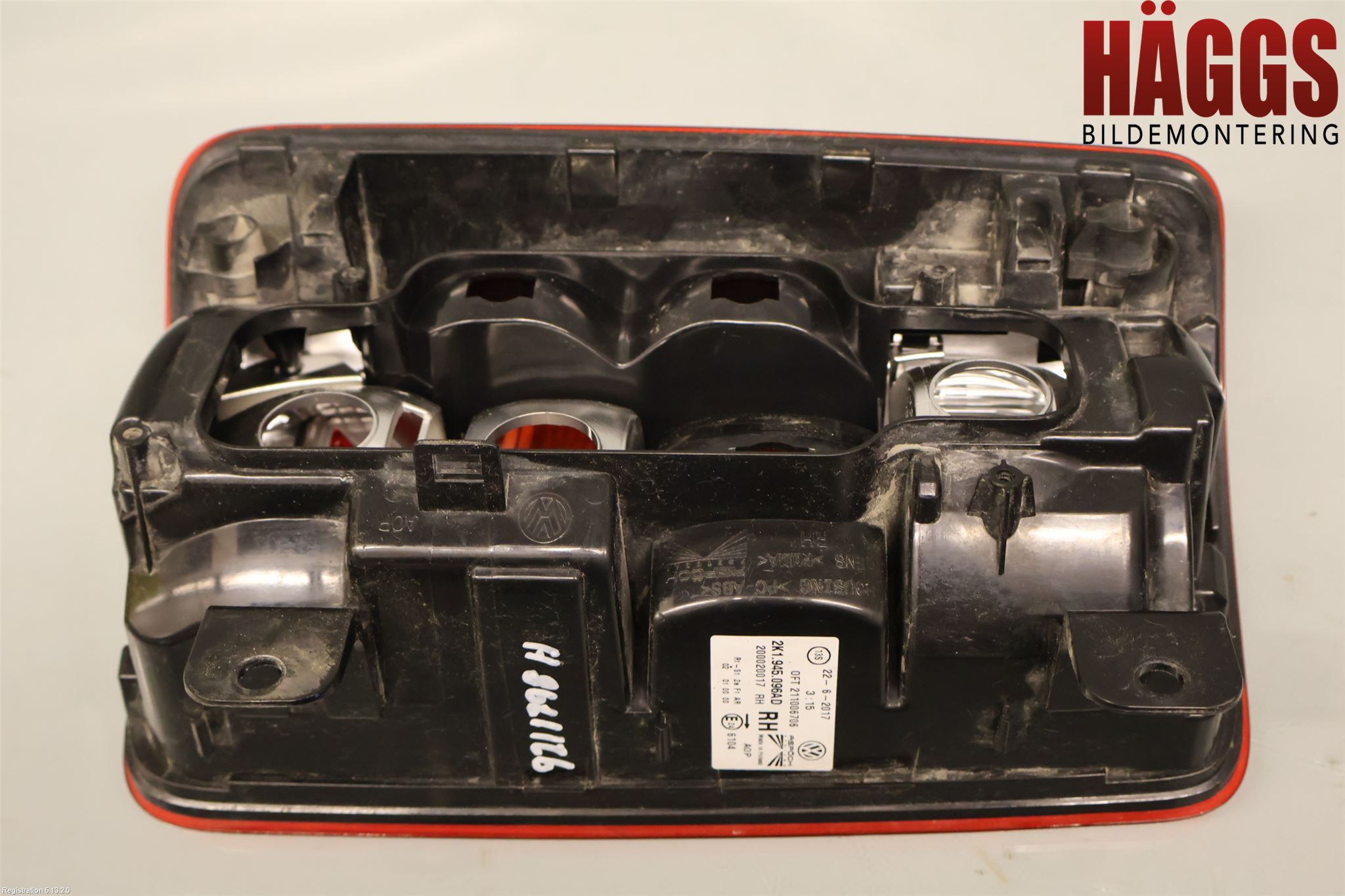 Volkswagen VW CADDY 16-20 Bakljus Höger