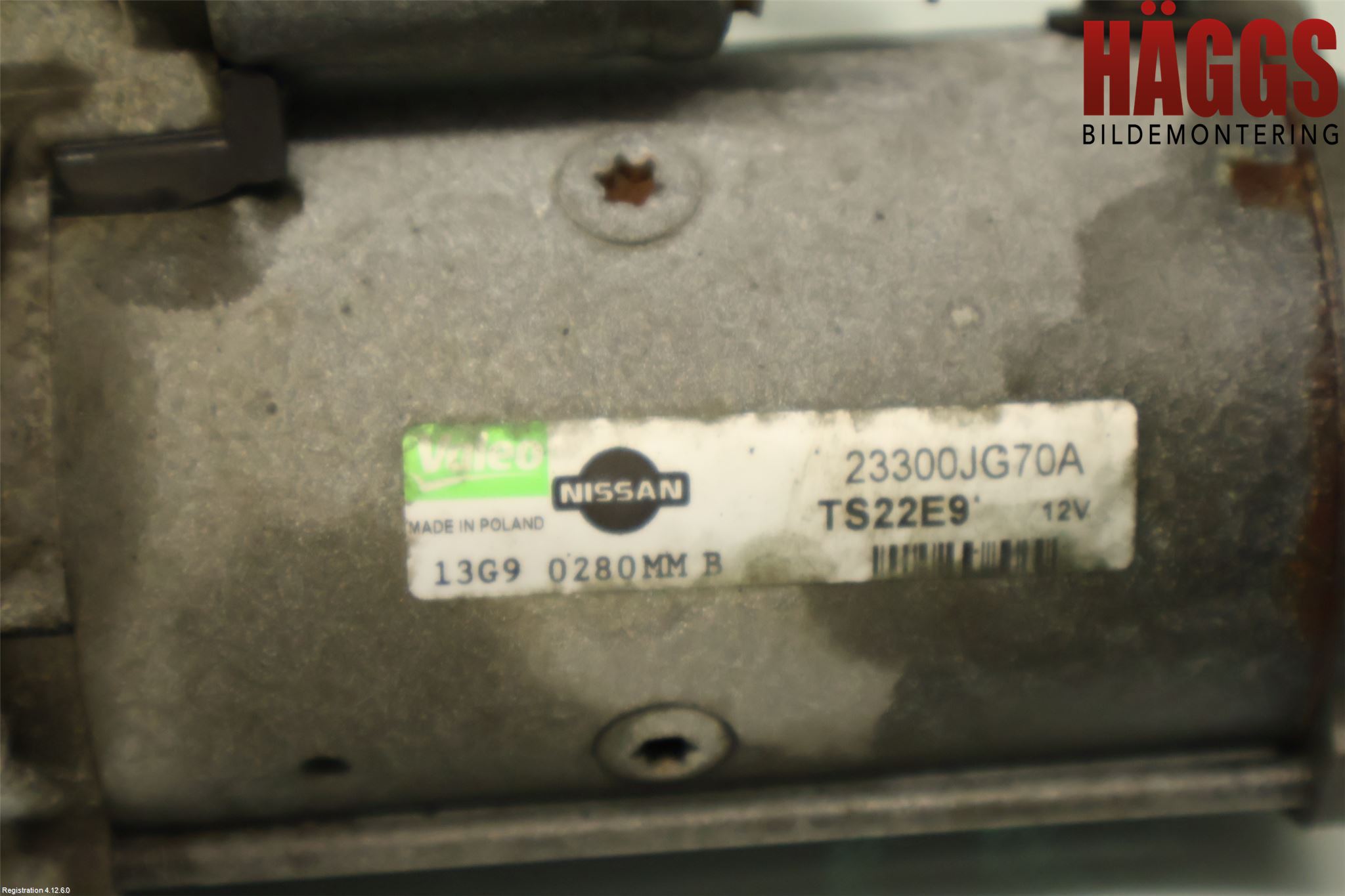 Nissan QASHQAI+2  08-10 Startmotor Diesel