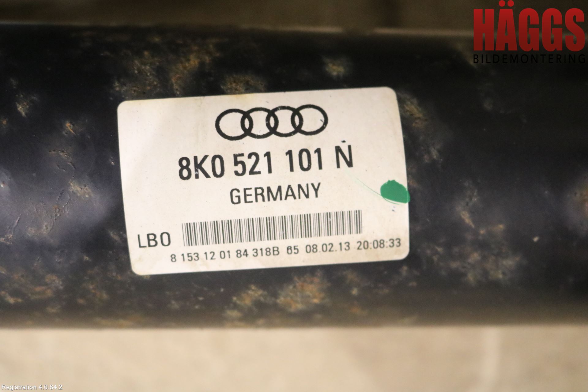Audi A4 12-15 Mellanaxel Komp