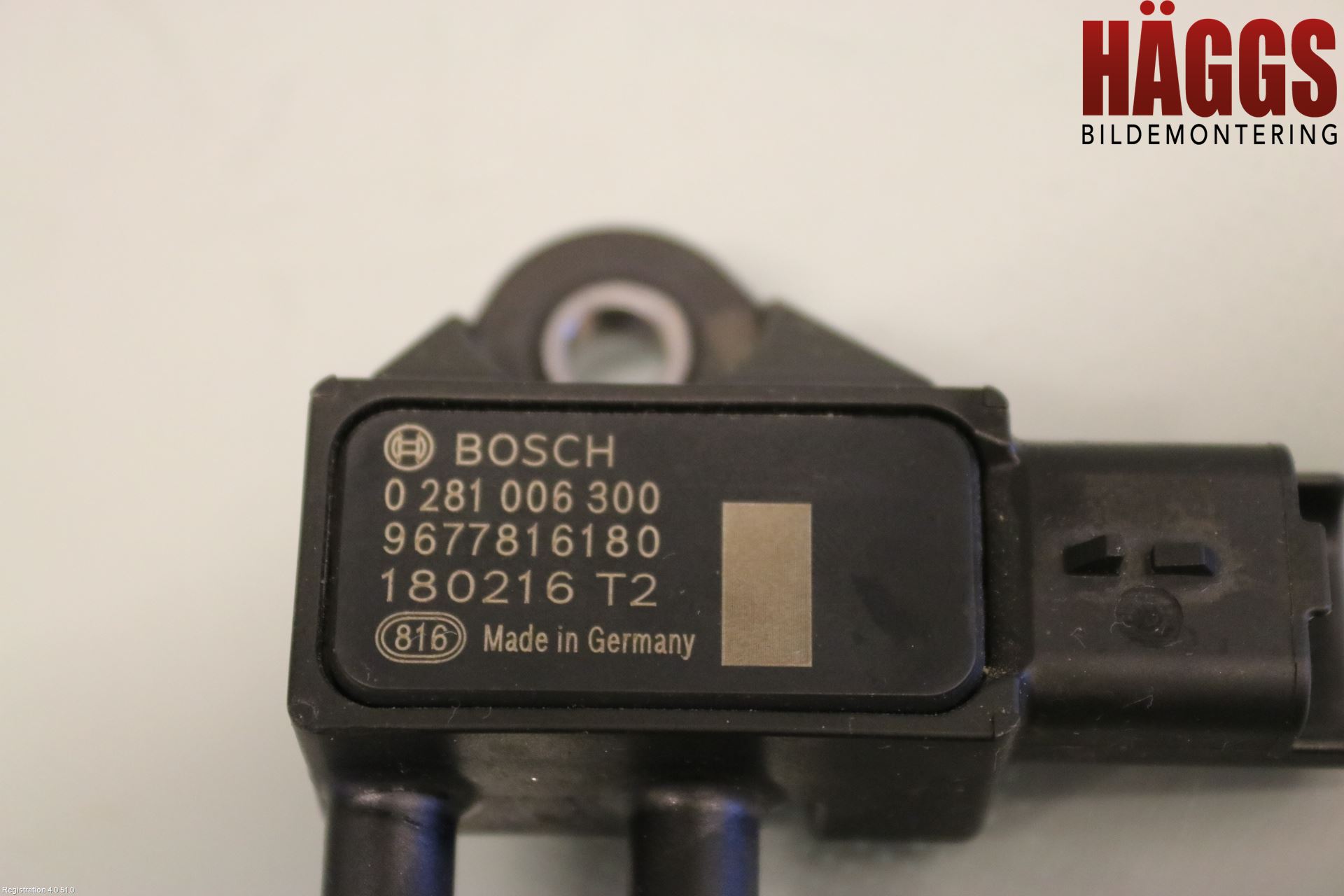 Citroen BERLINGO 08-18 Givare Temp-Tryck Avgas