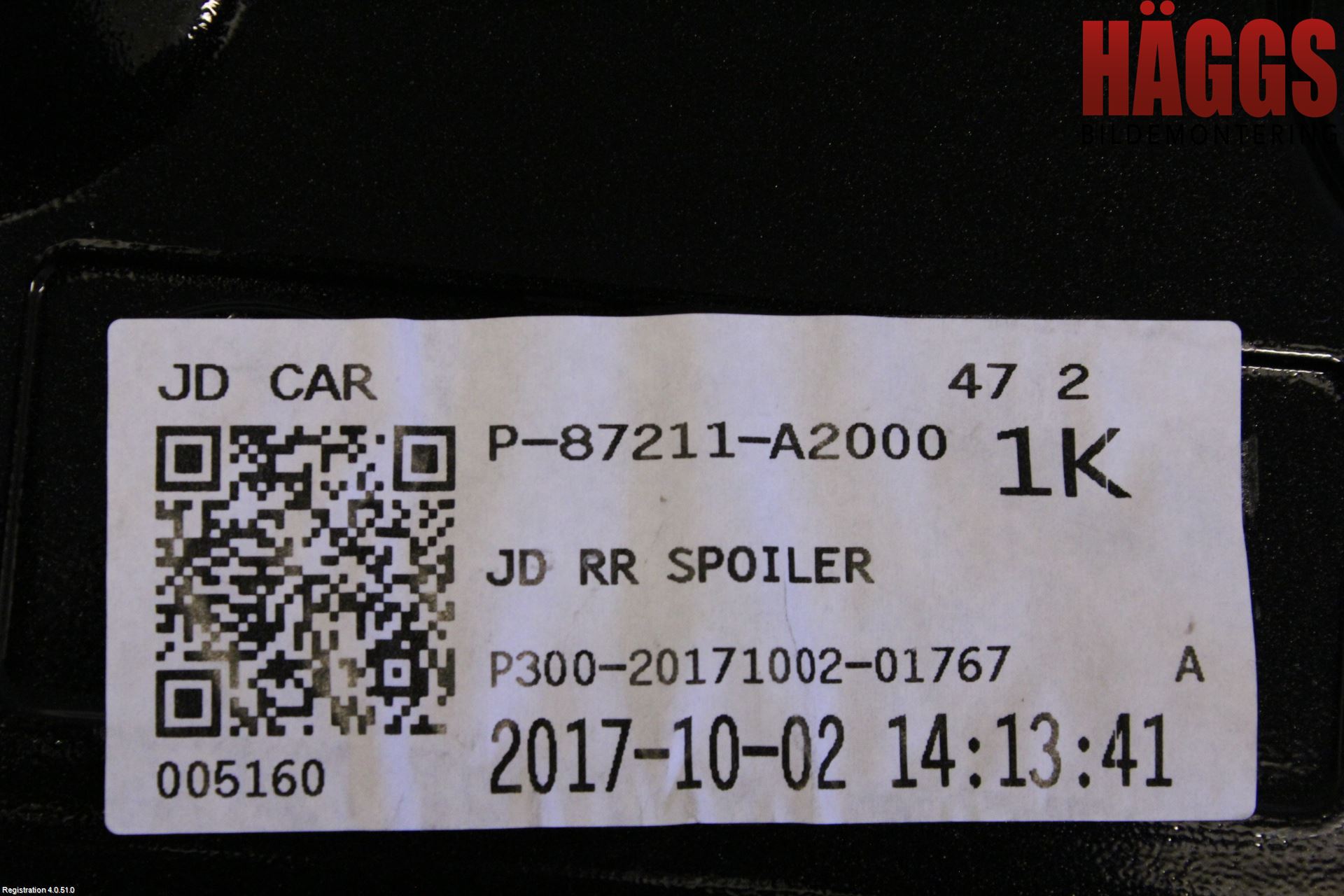 Kia CEED 12-18 Spoiler Baklucka