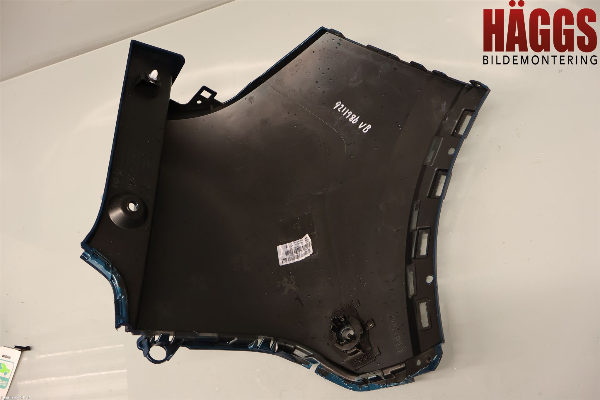Peugeot 2008/E-2008 20- Stötfångardel Bak Vä