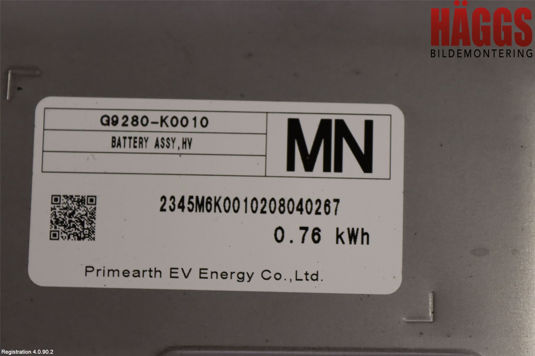 Toyota YARIS XP21 20- Batteri Högspänning