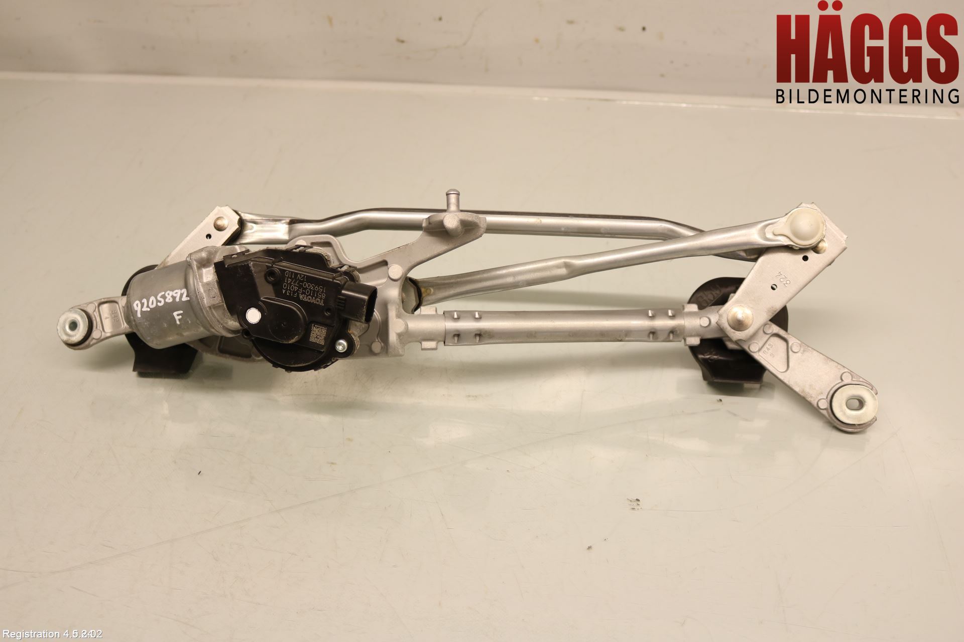 Toyota C-HR 16-23 Torkarmotor Vindruta