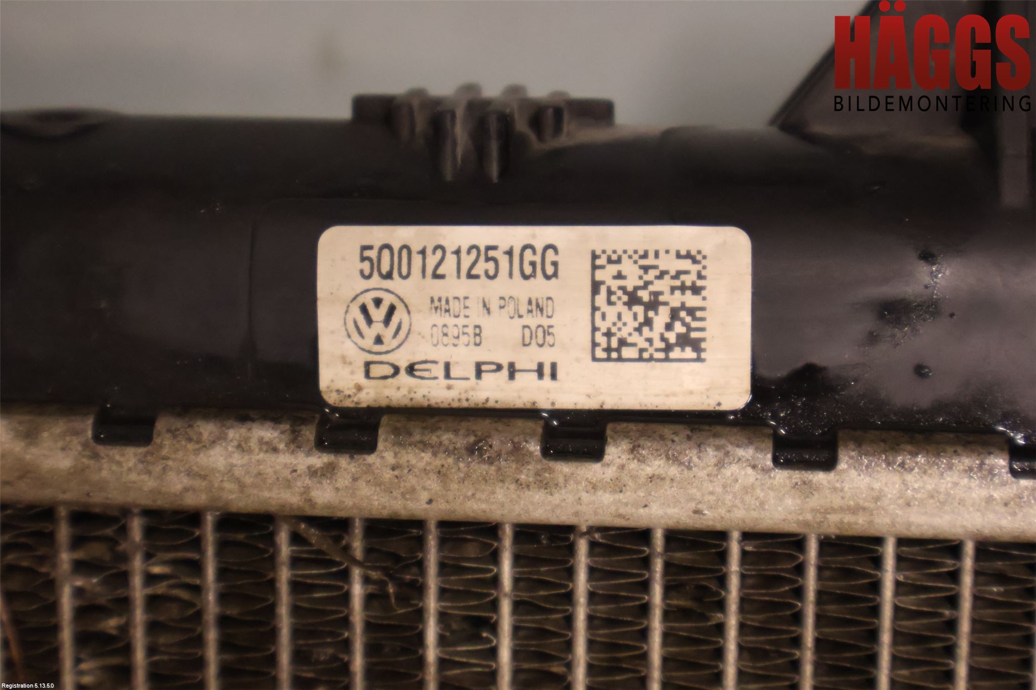 Volkswagen VW PASSAT 15-19 Kylare Aut