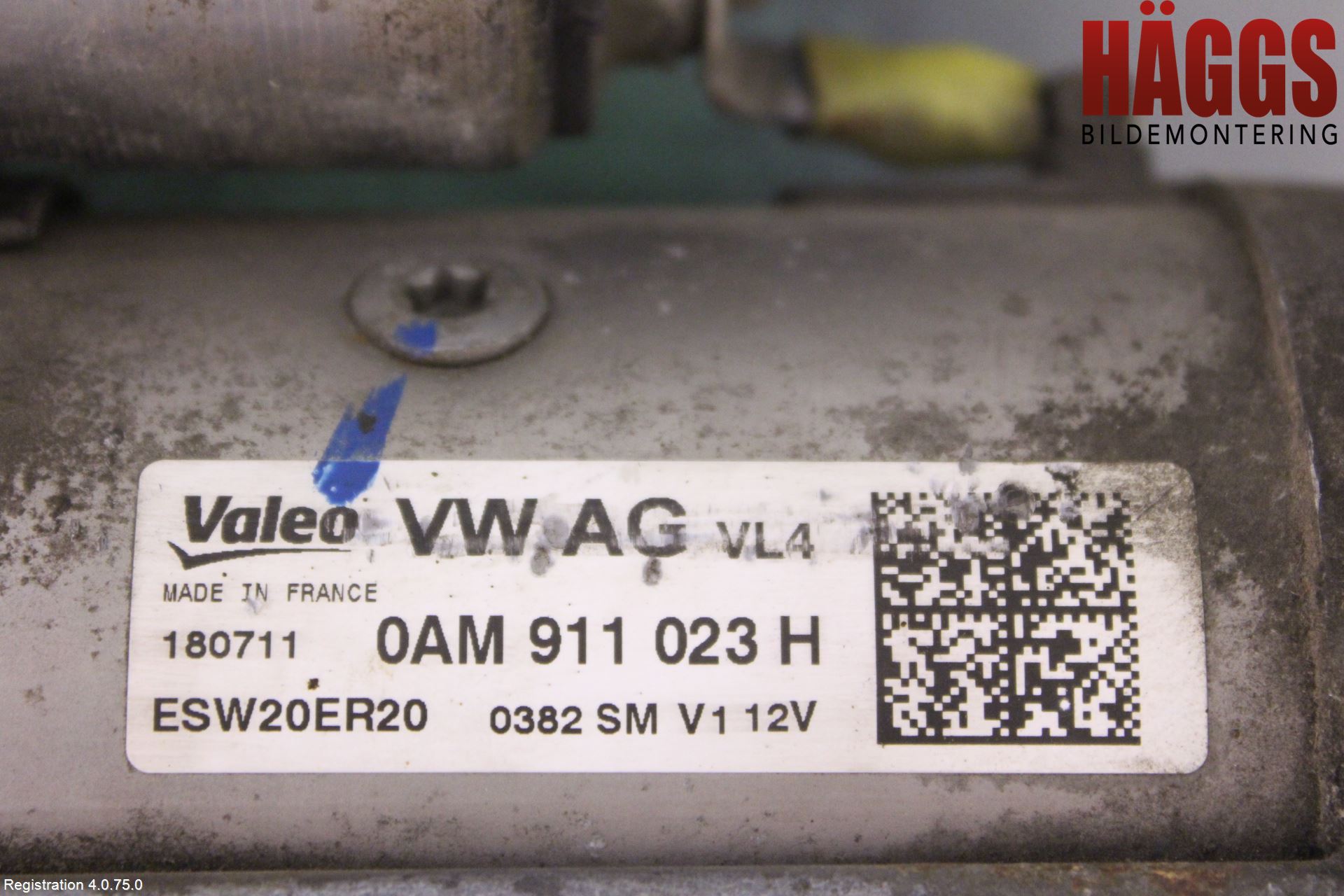 Volkswagen VW GOLF VI 09-13 Startmotor Diesel