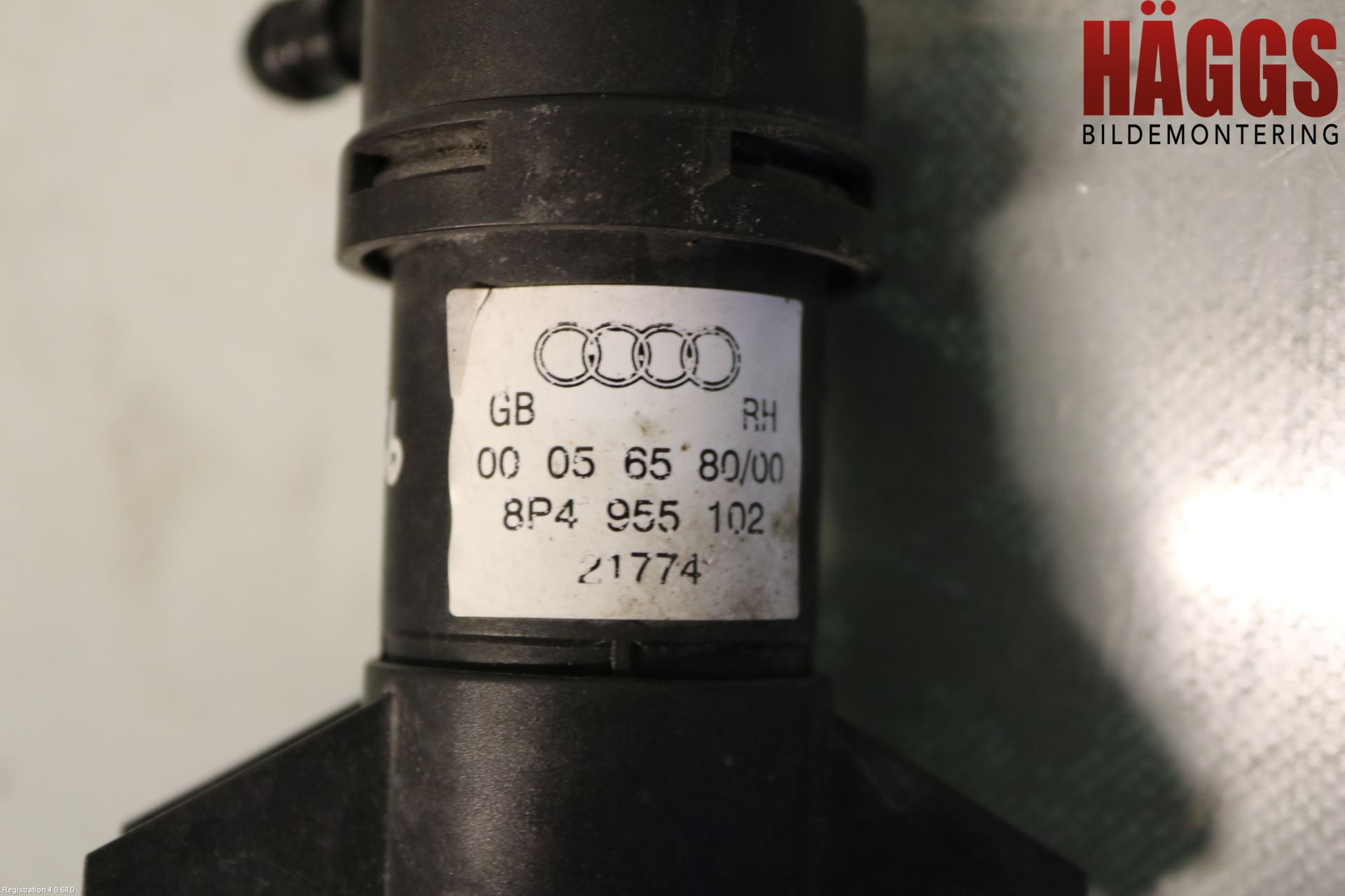 Audi A3/S3 05-13 Spolarmunstycke Strålkastare